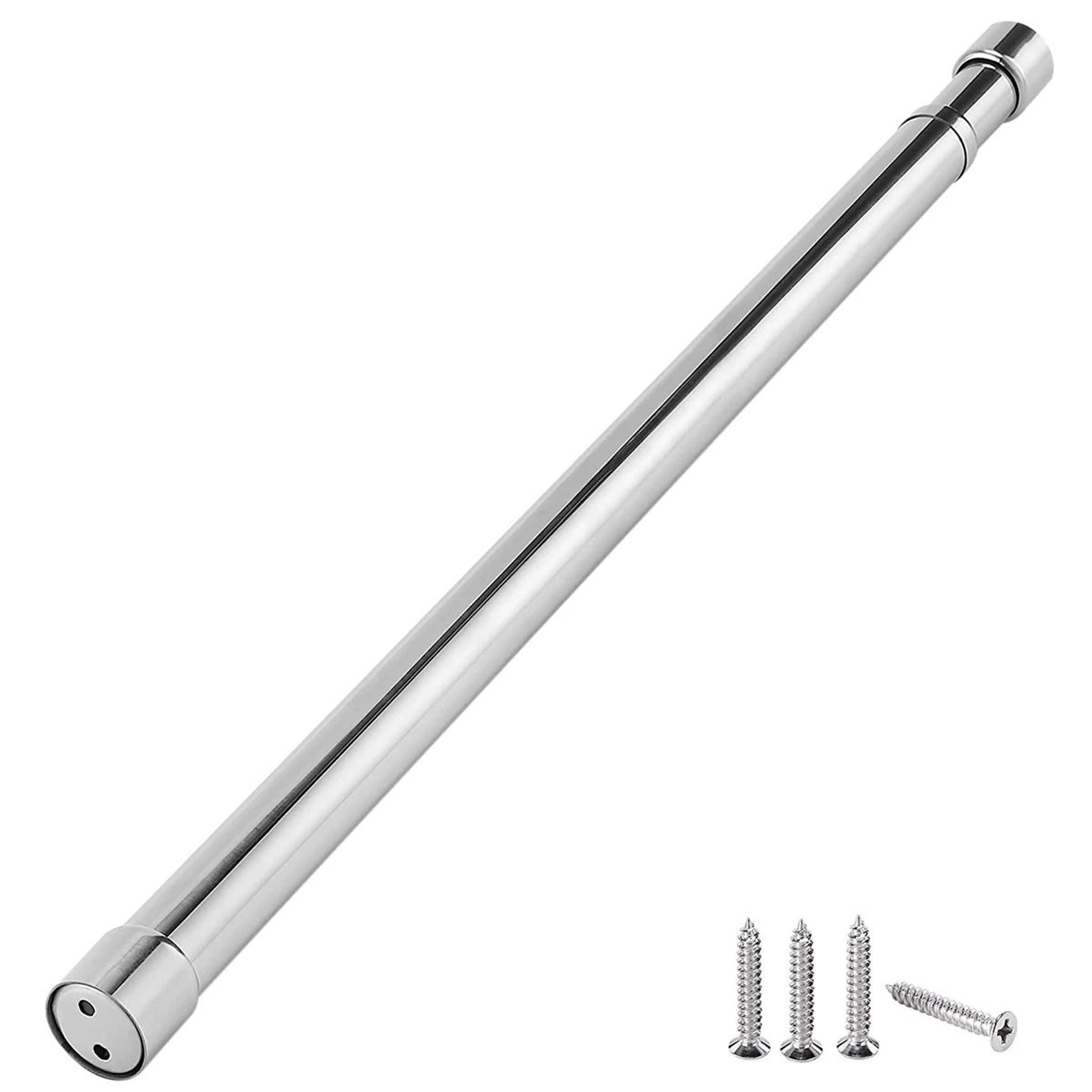 56 to 100cm extendable stainless steel wardrobe rail