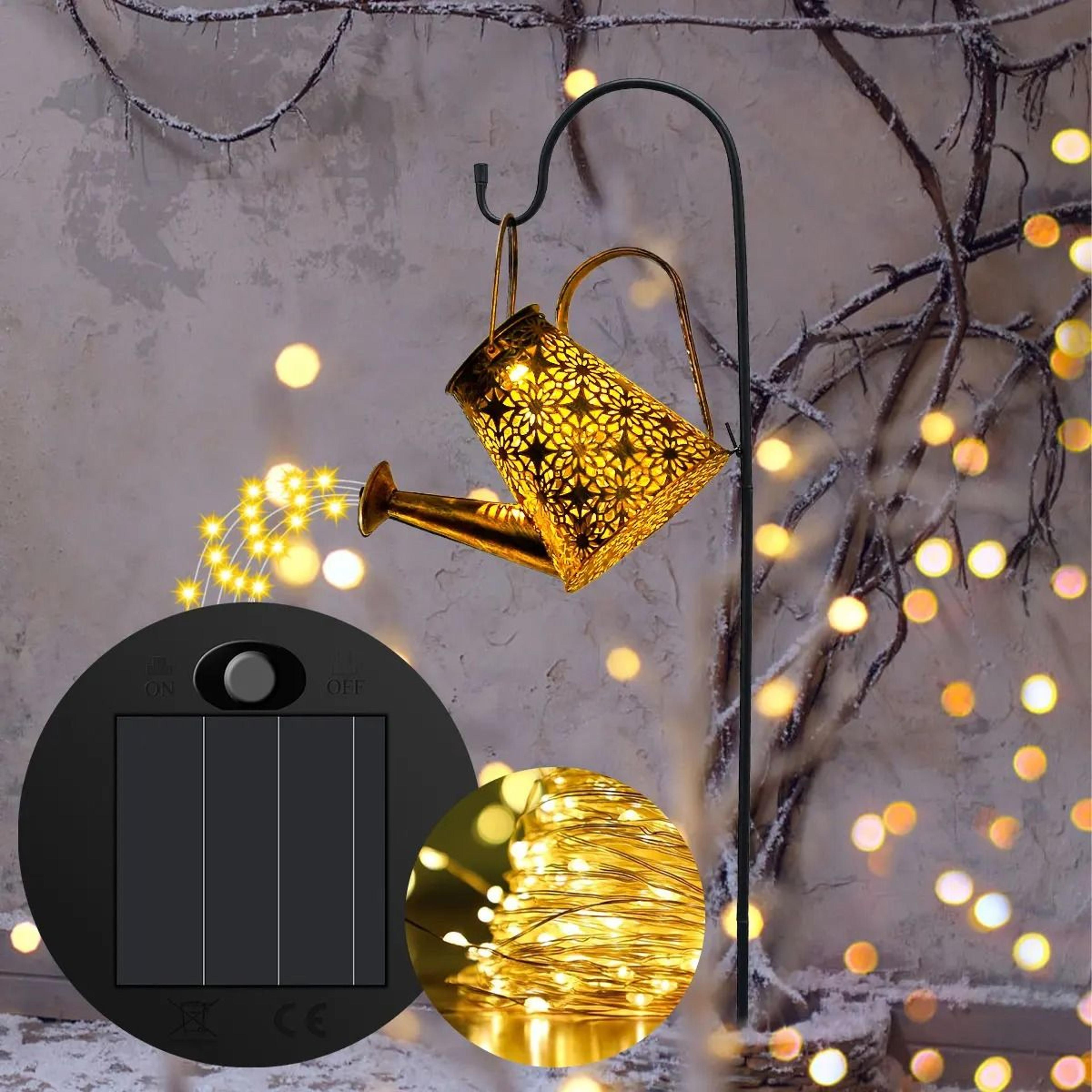 solar lantern replacement top with 30 led string light