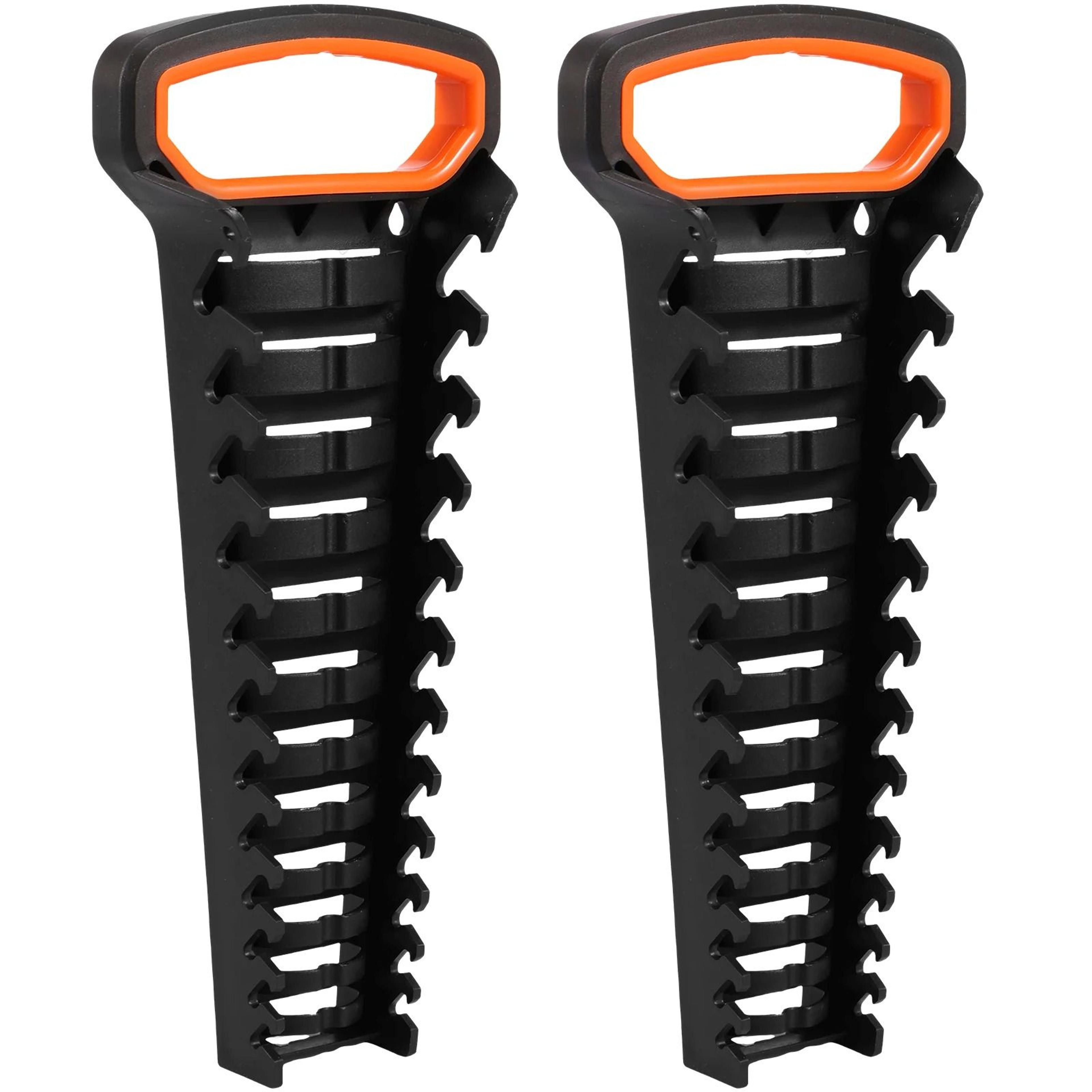 metric sae wrench holder tool tray set for 24 wrenches