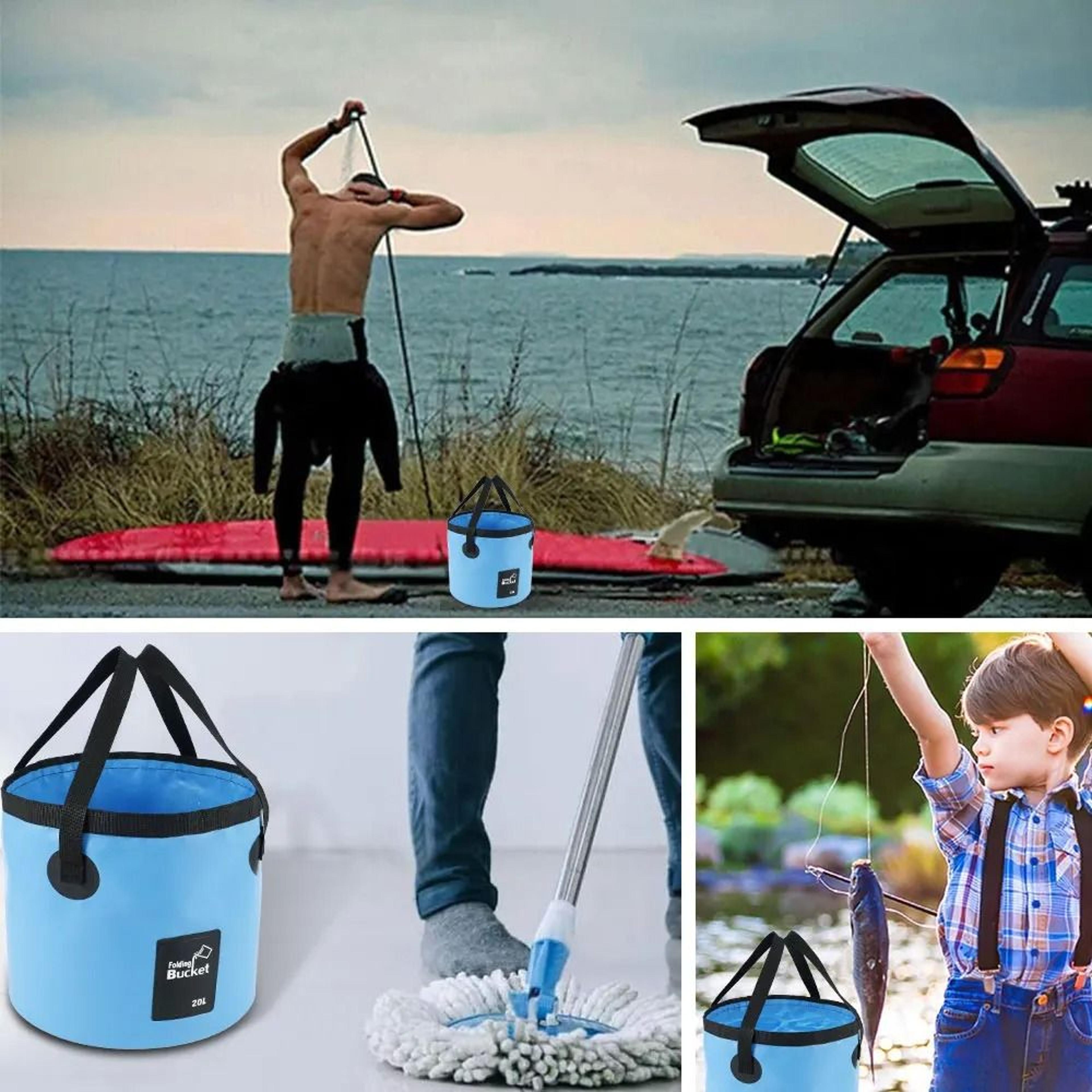 20l collapsible water bucket for camping and outdoor use