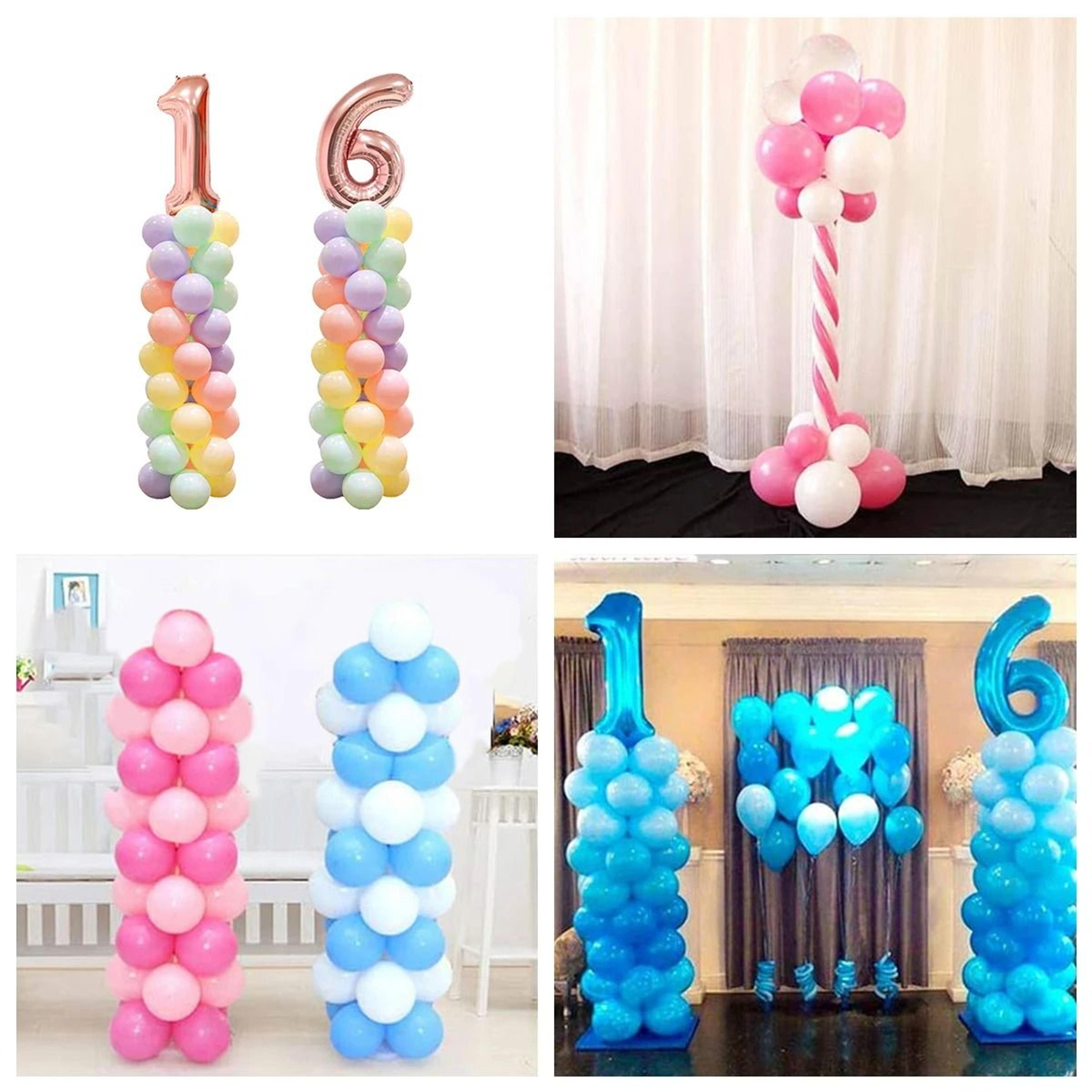 reusable balloon column stand kit for parties and events