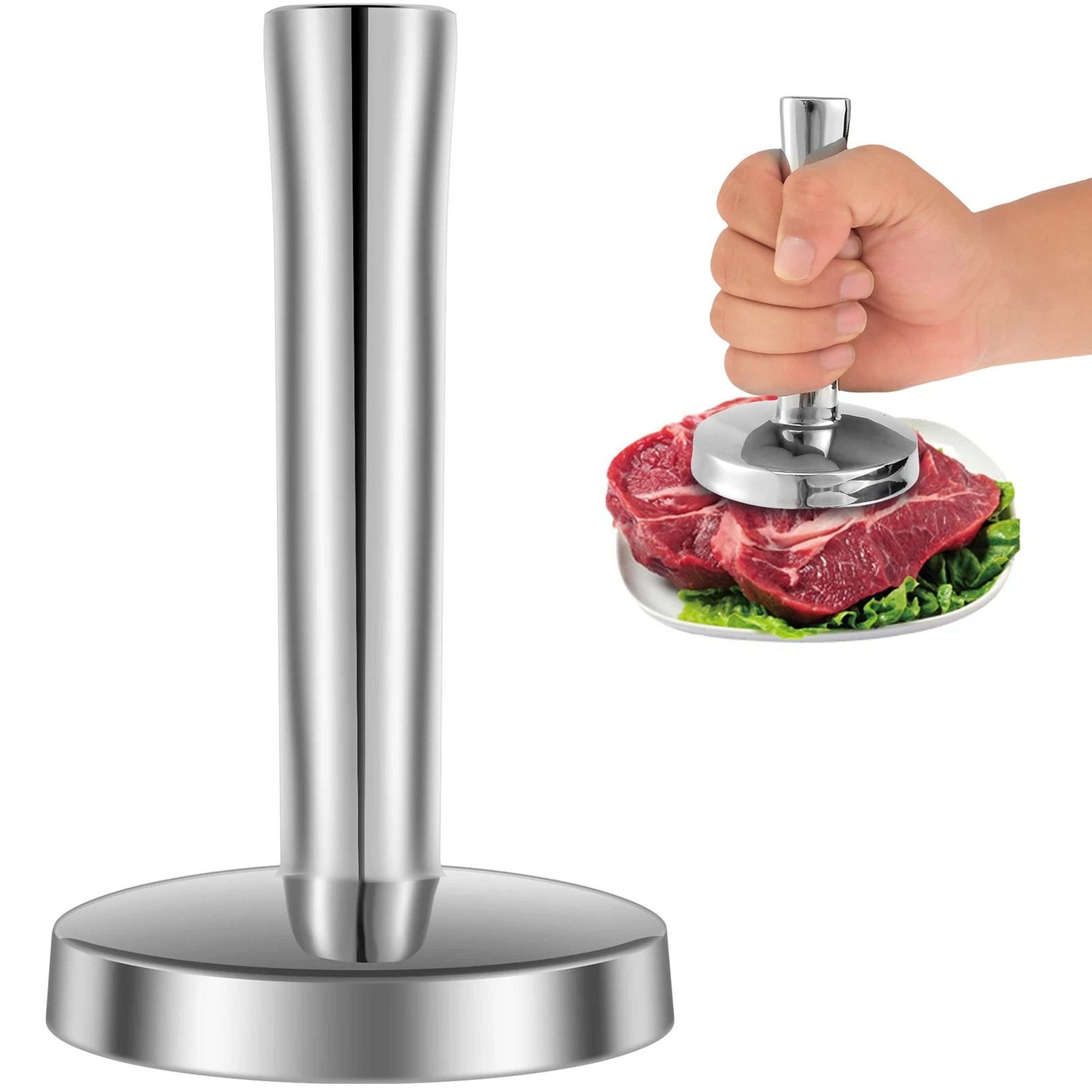 stainless steel meat pounder for chicken steak and cutlets