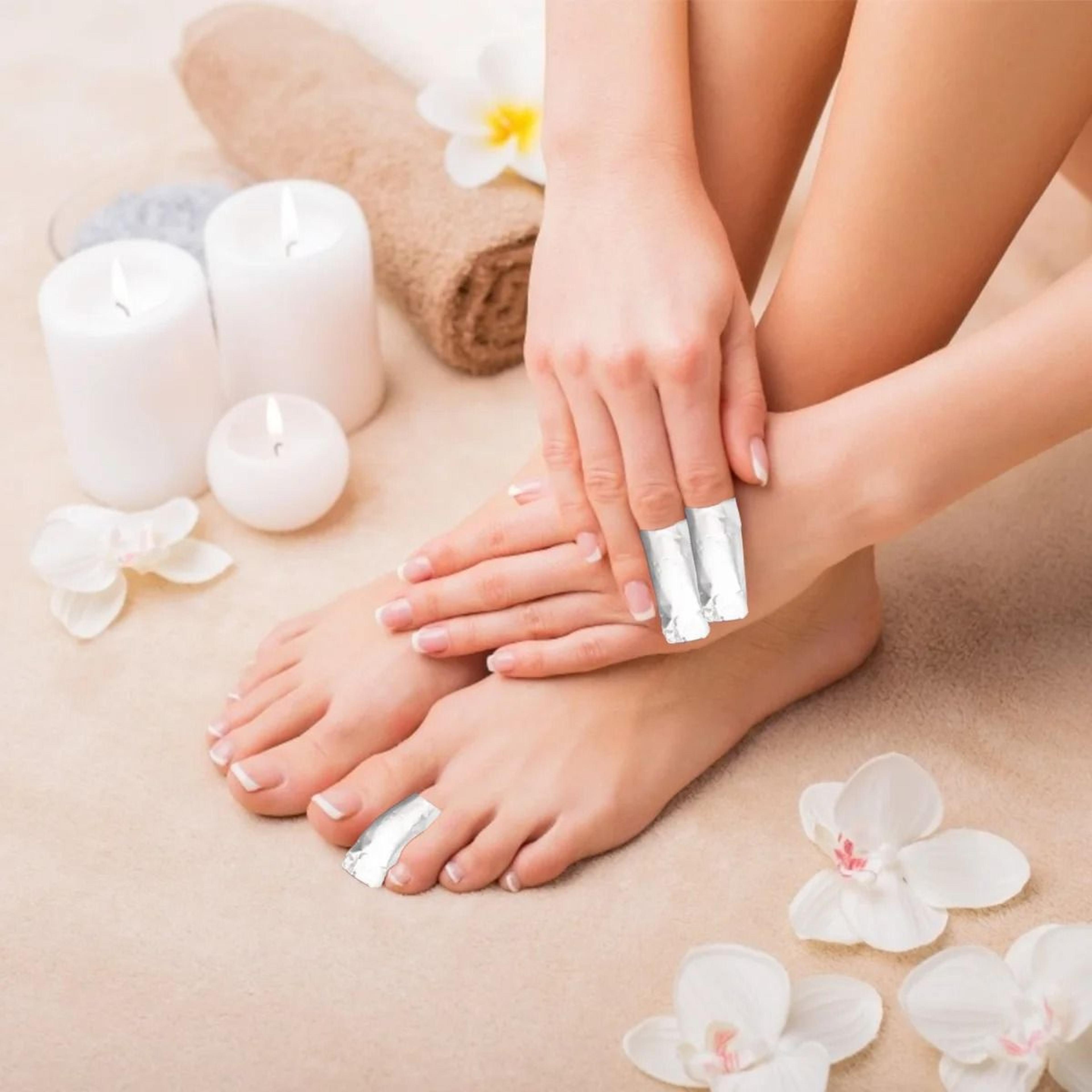 nail foil wraps for gel polish and acrylic removal