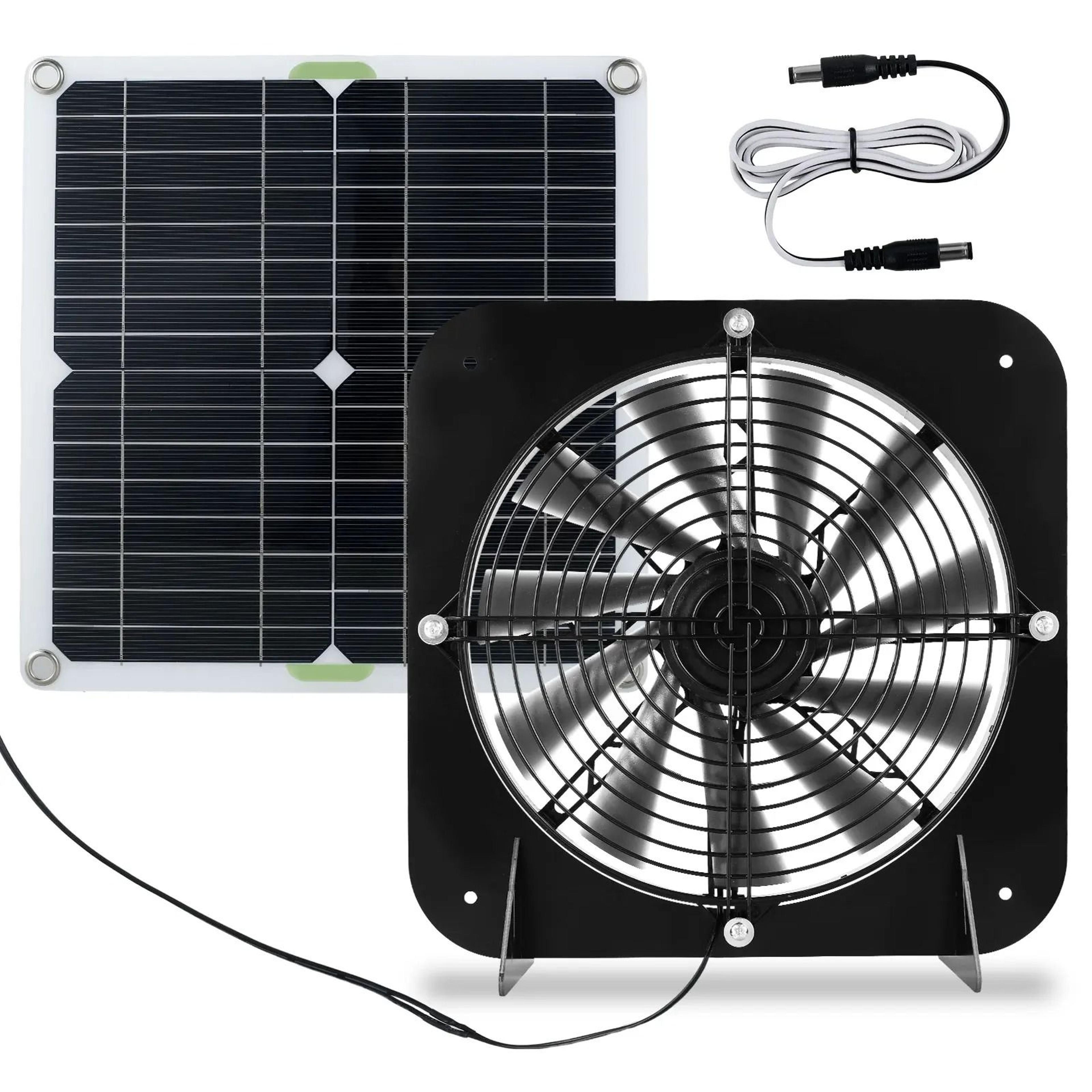 100w solar powered exhaust fan kit for chicken coops