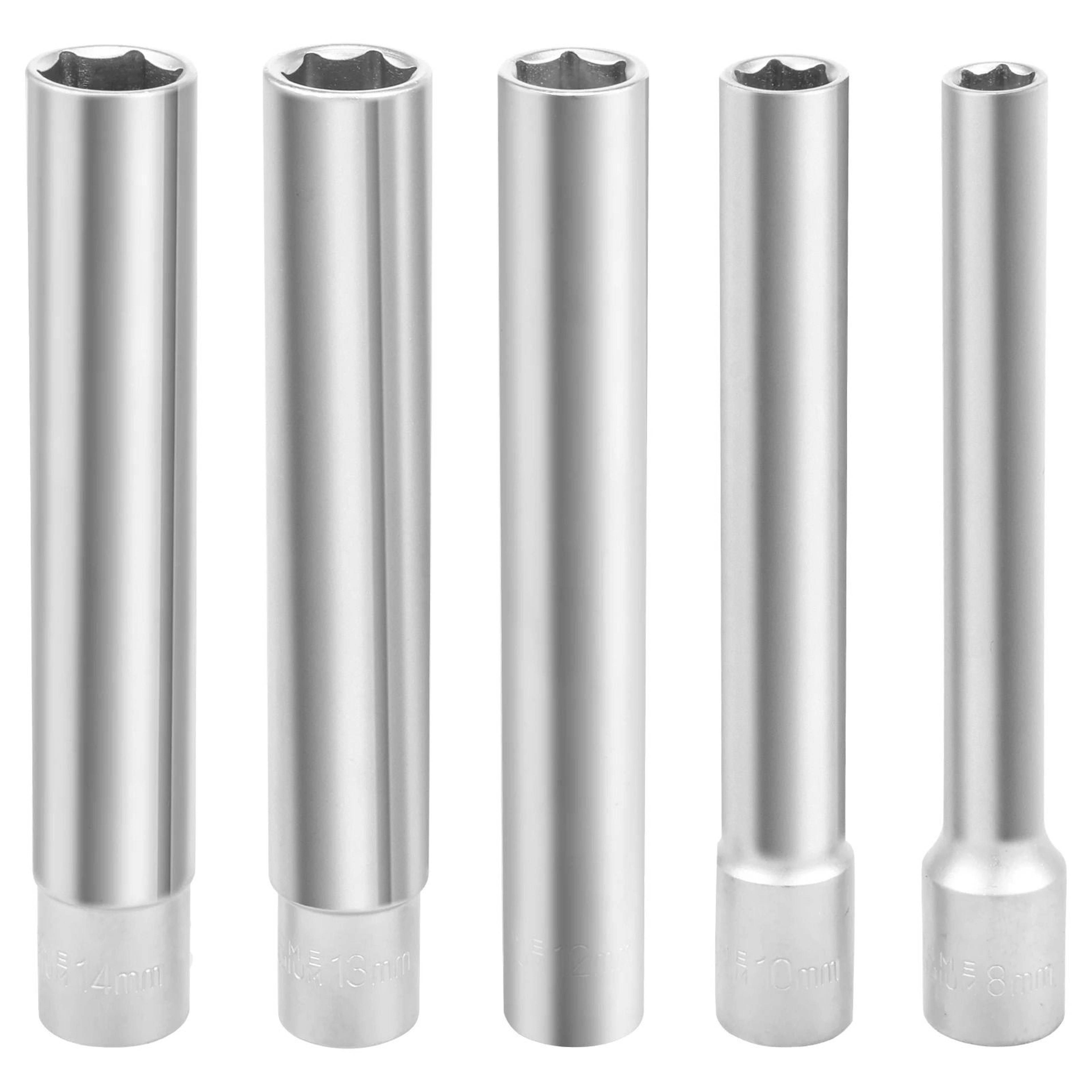3 8 drive 6 point socket wrench set with short and deep sockets