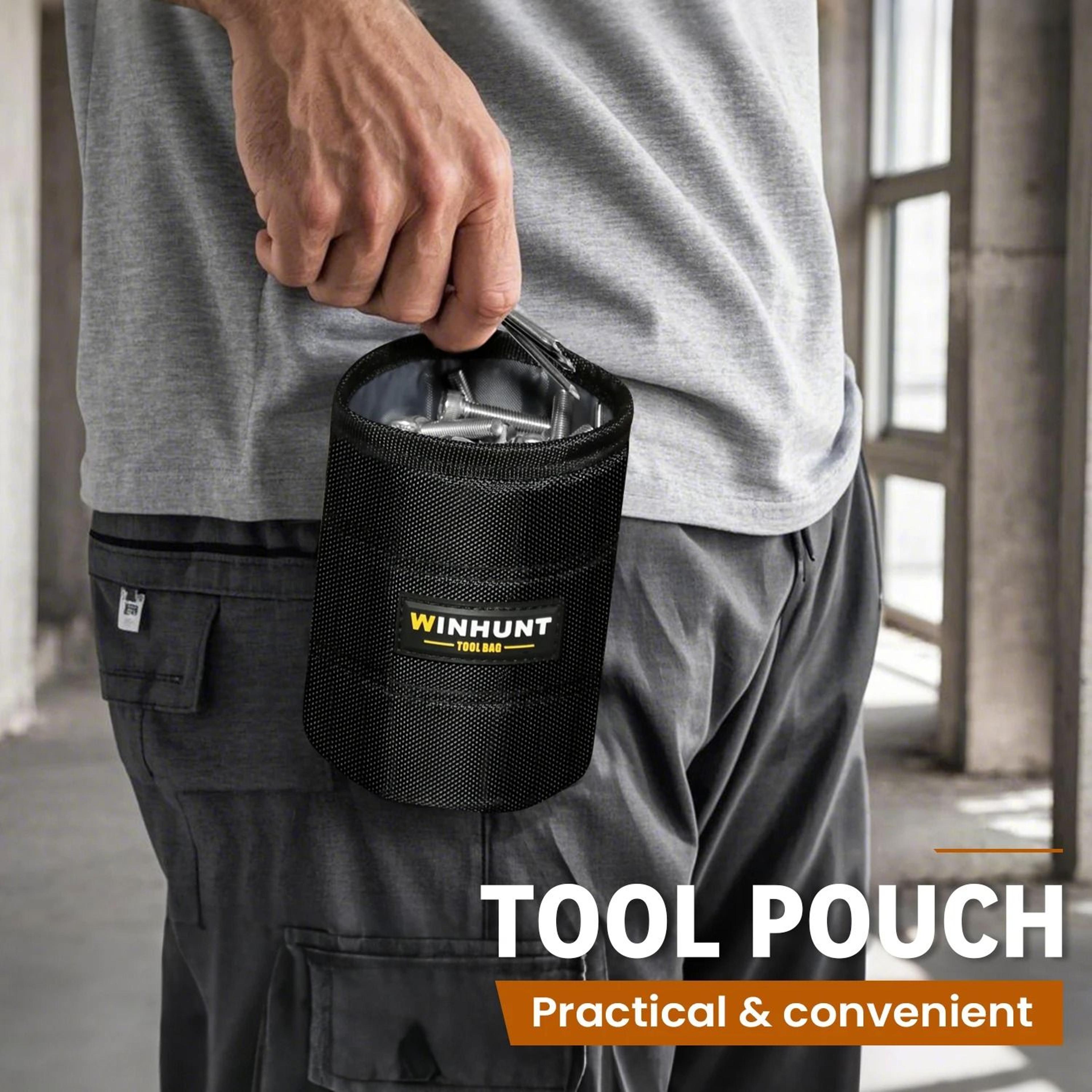 heavy duty tool belt pouch for screws nails and small tools