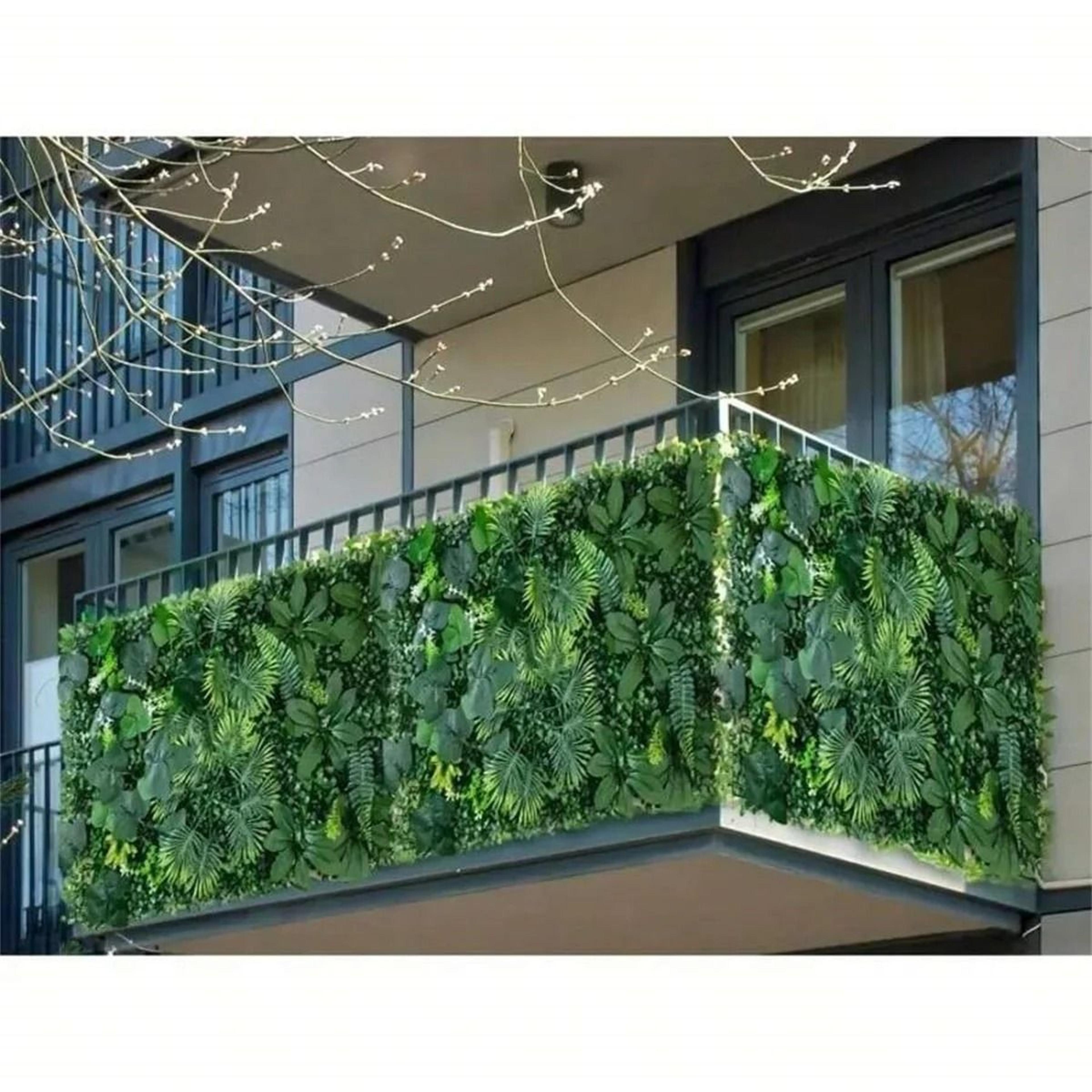 artificial green wall panels for jungle grass decor