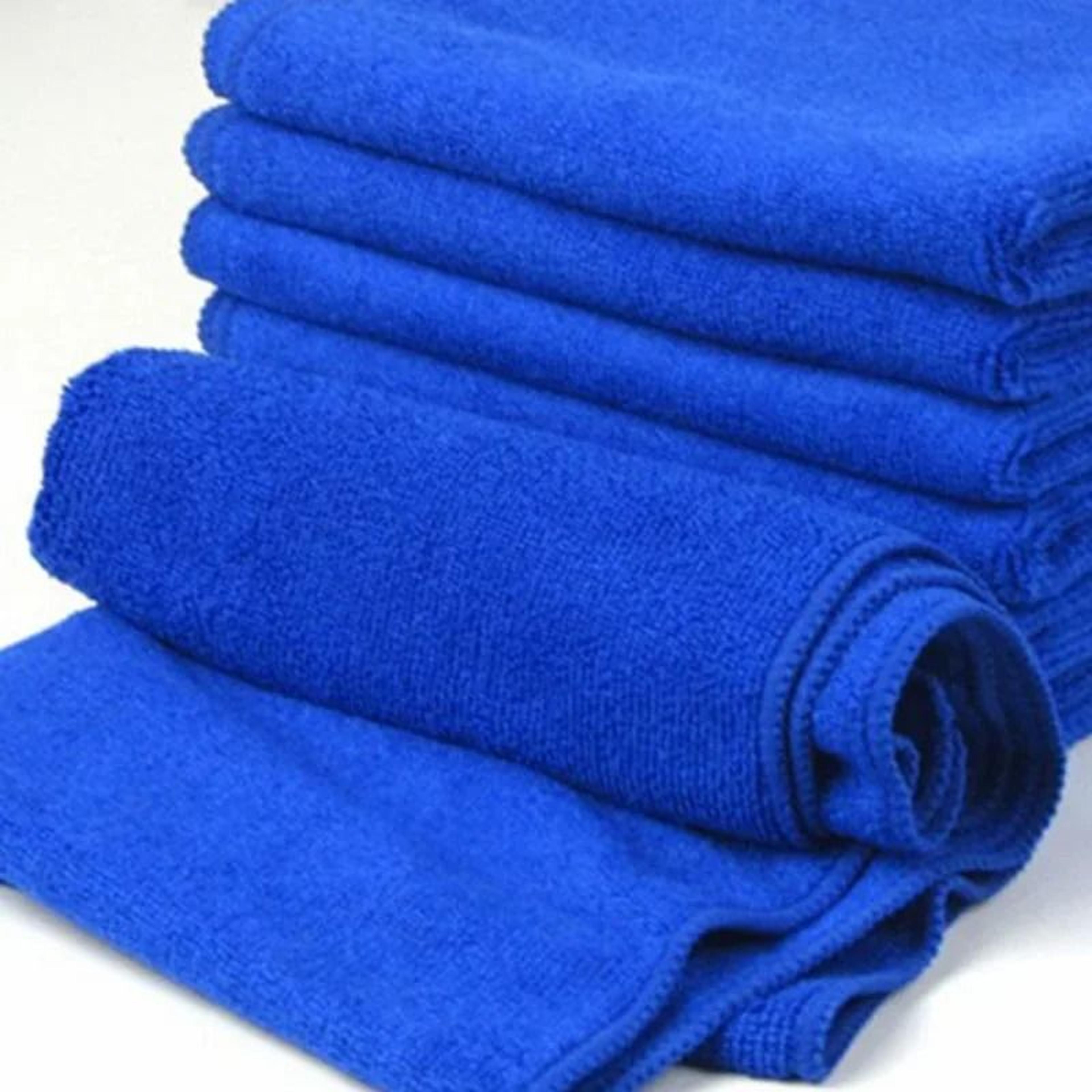 microfiber cleaning towels for car wash and home detailing