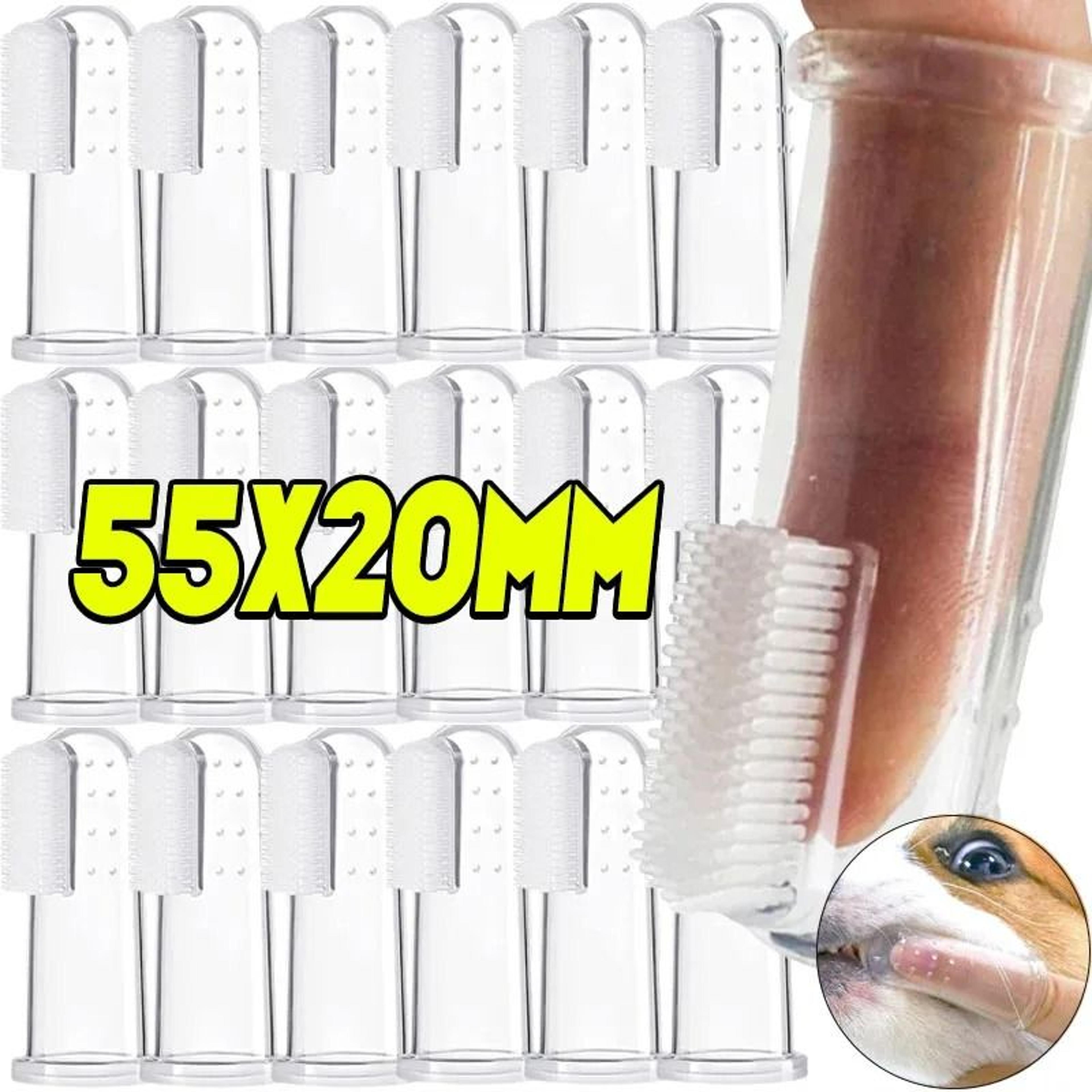 super soft pet finger toothbrush for dog and cat dental care