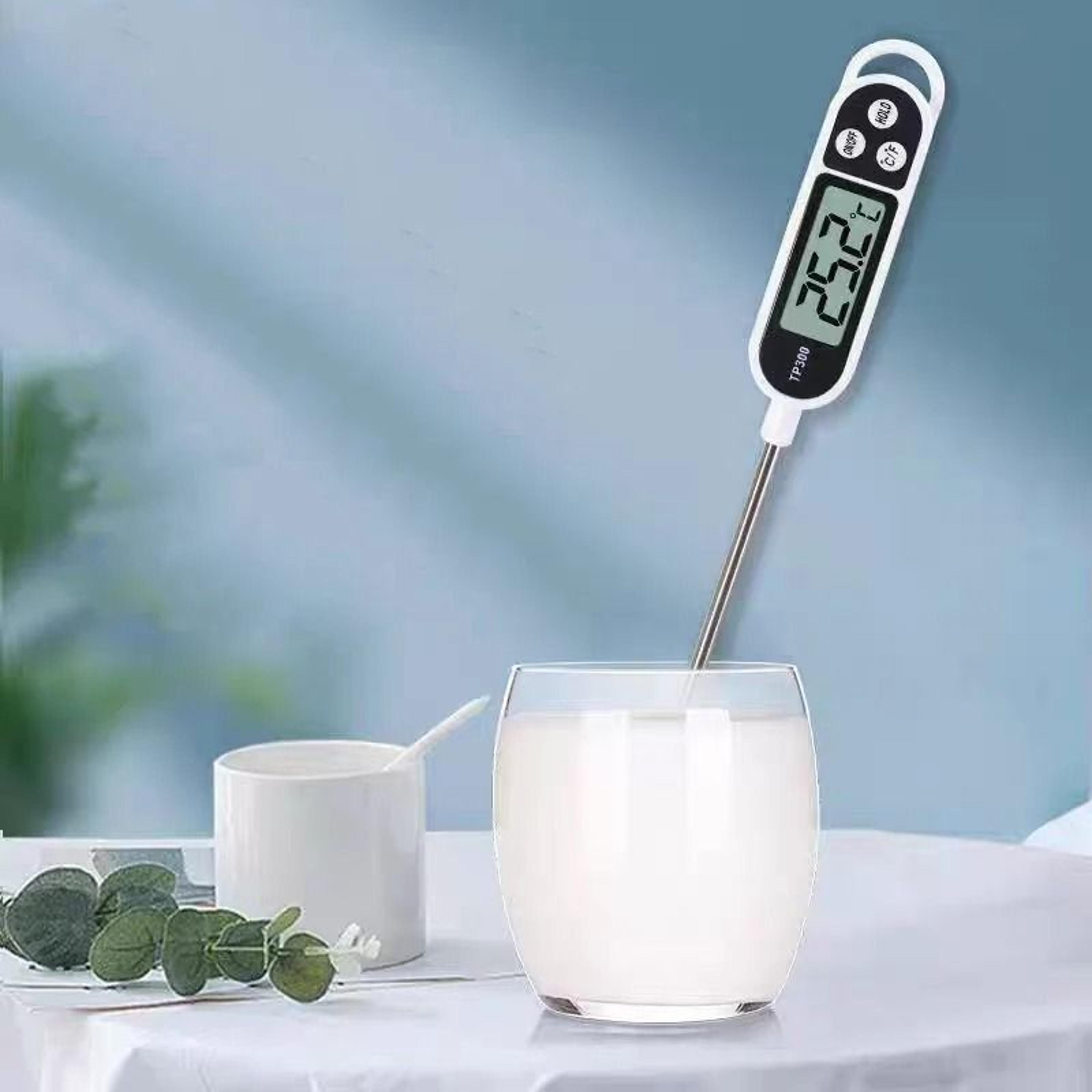 digital meat thermometer with lcd display for kitchen cooking