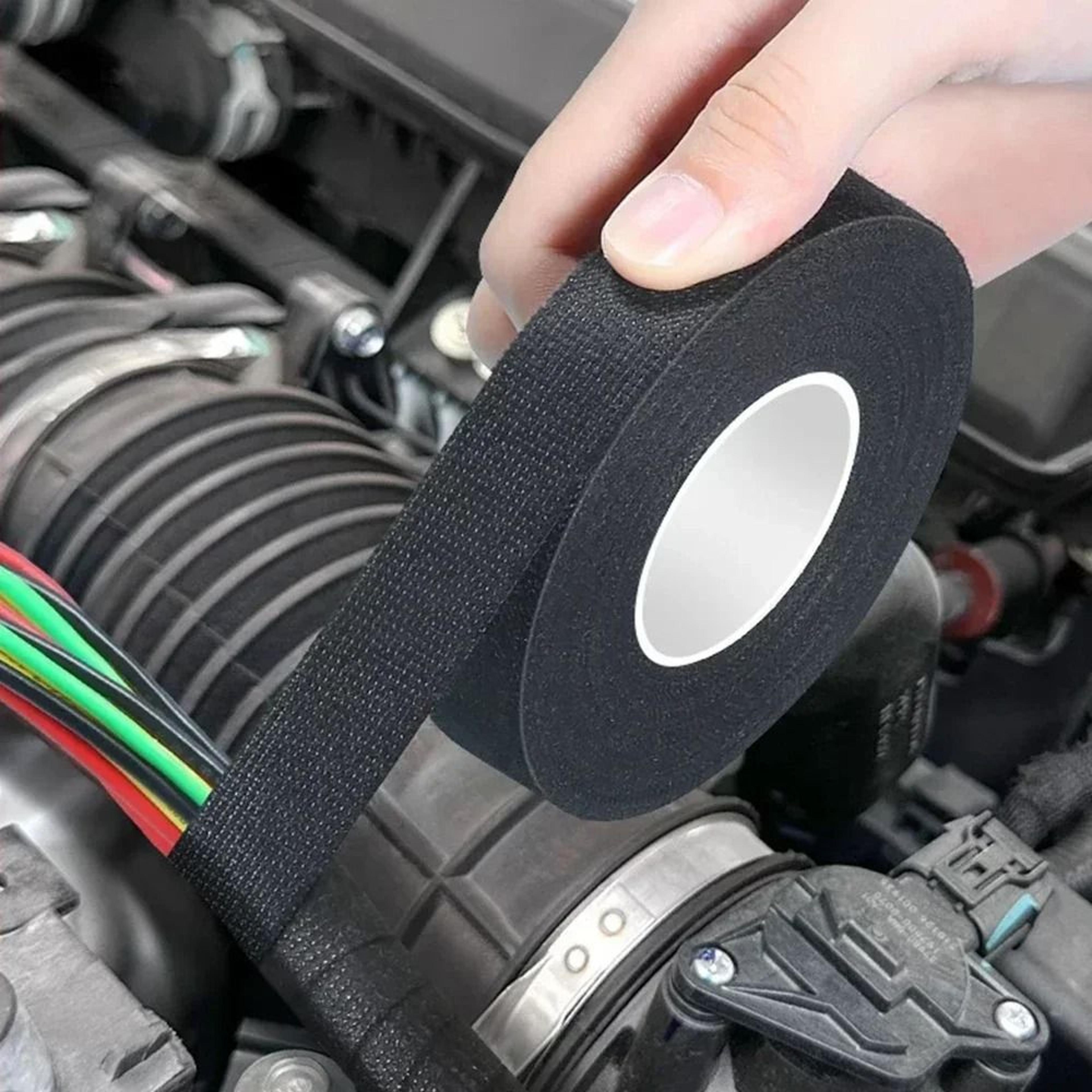 heat resistant automotive electrical tape for wire harness wrapping