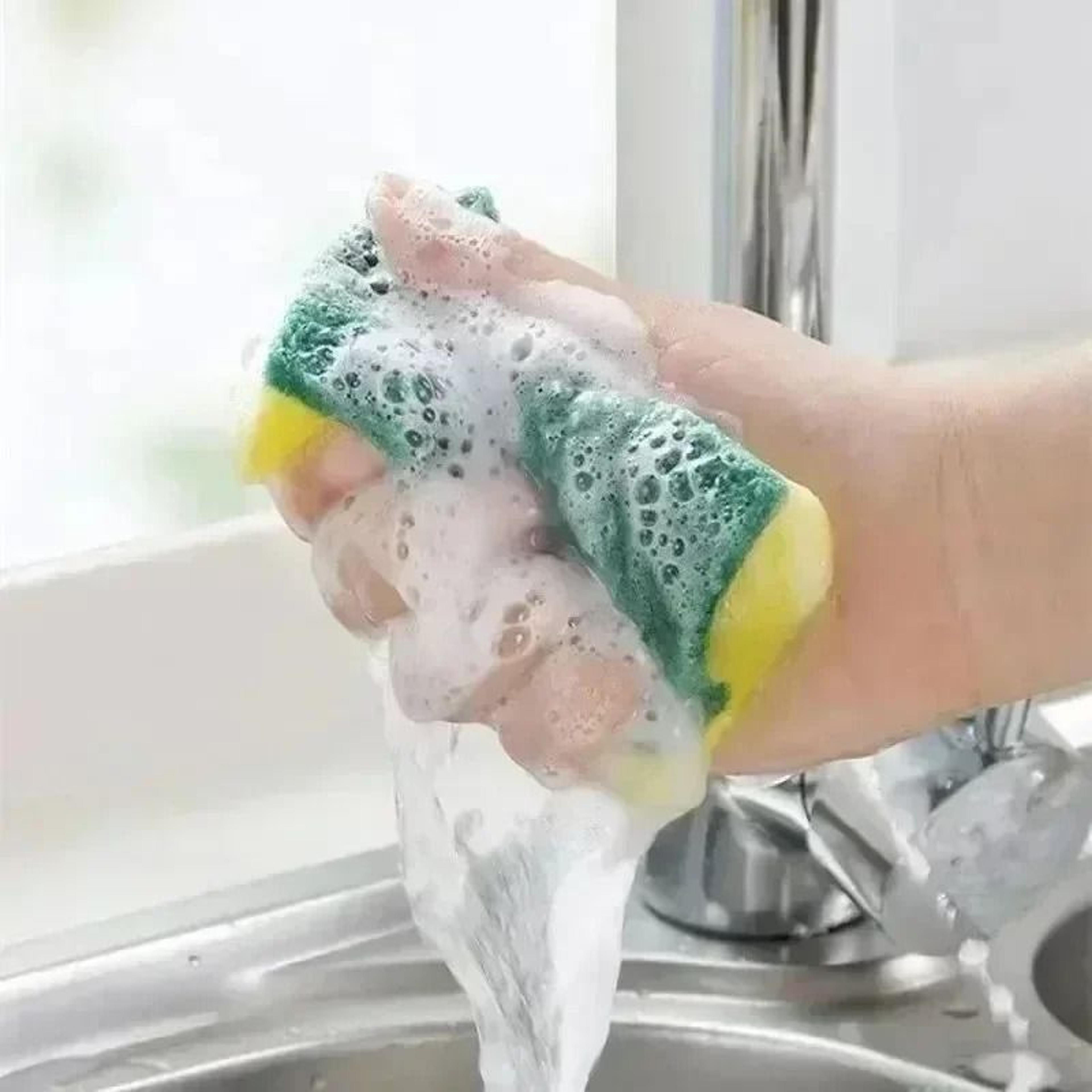absorbent kitchen dishwashing sponges for pots pans and daily cleaning