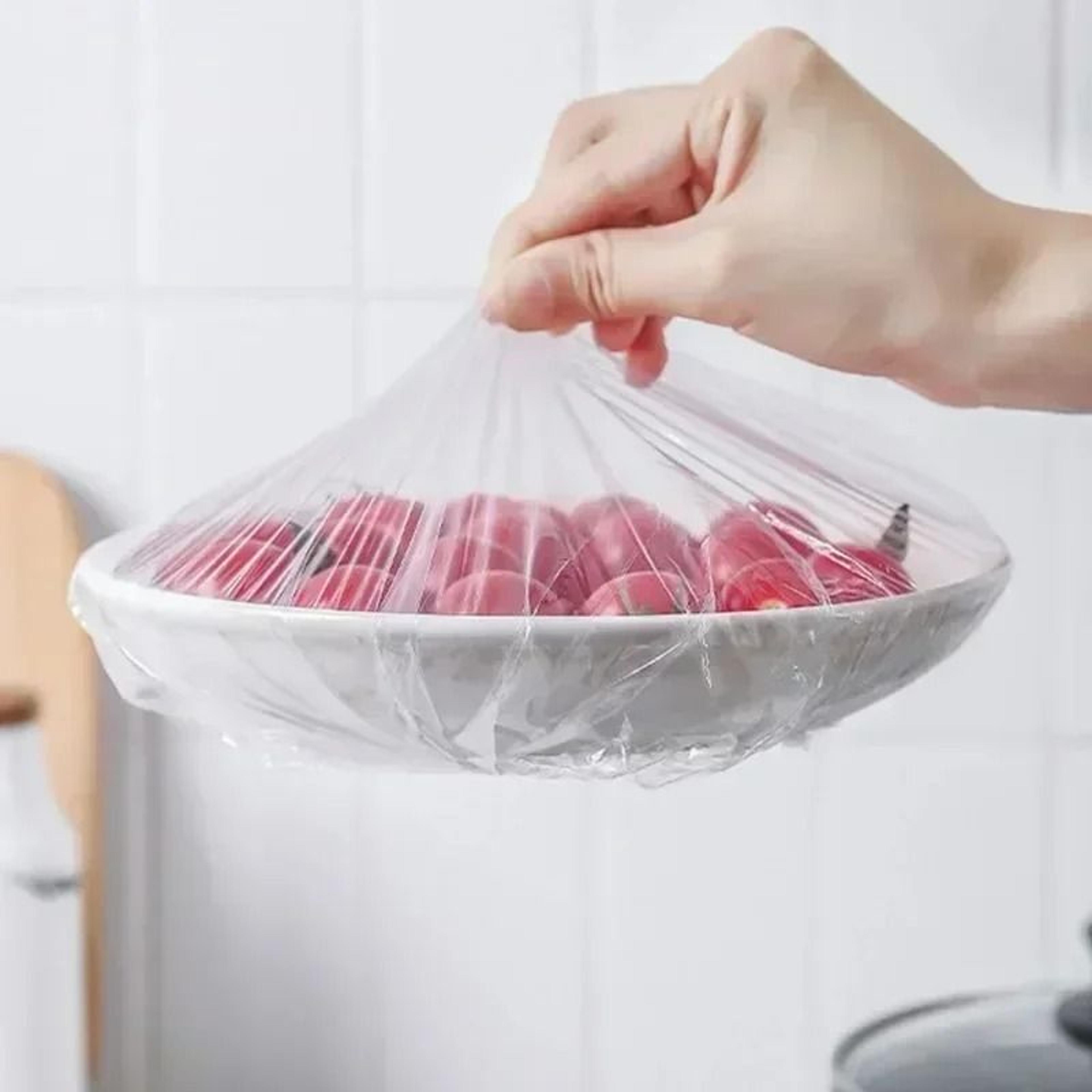 elastic disposable food covers for bowls plates and fresh storage