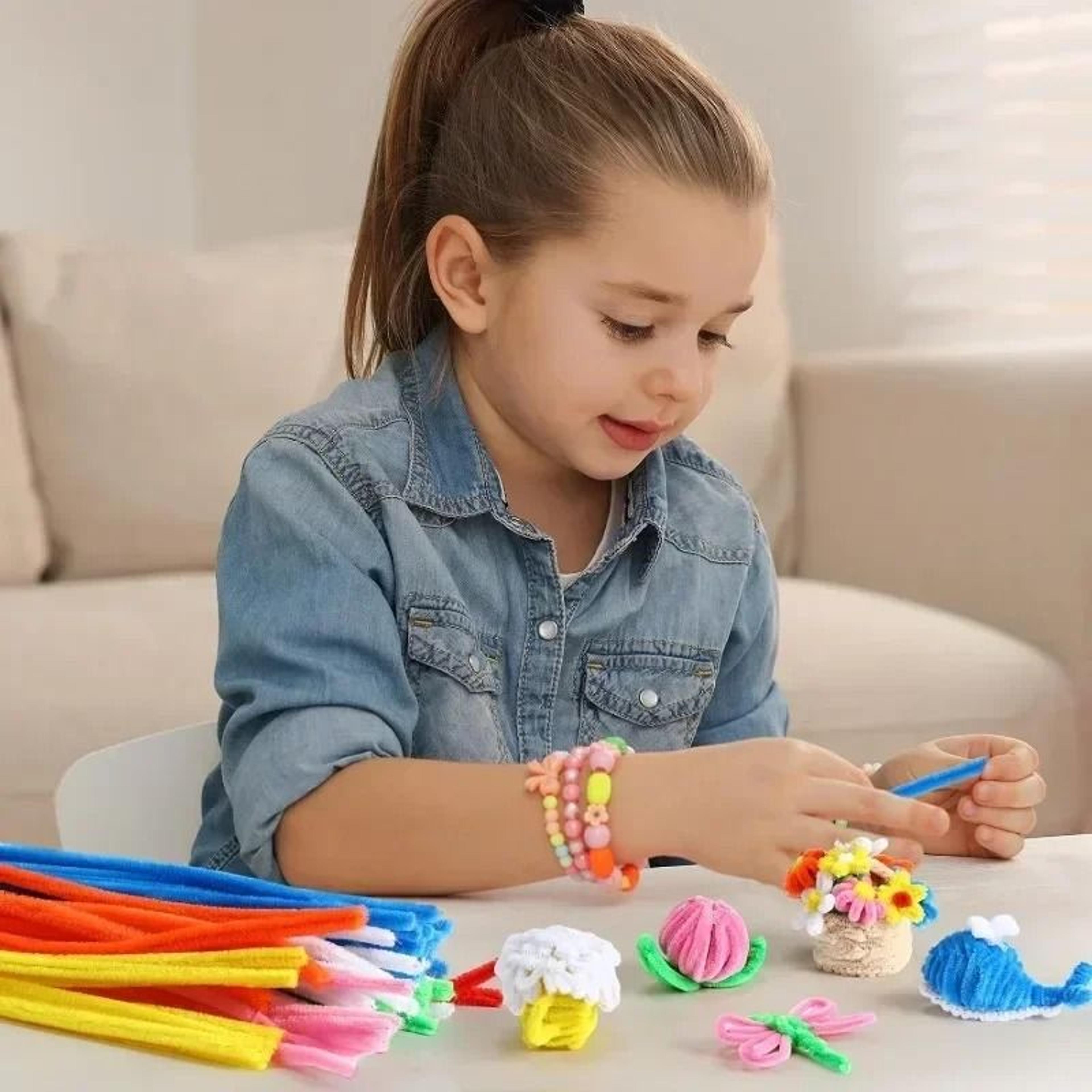 colorful chenille stems for kids crafts and diy learning activities