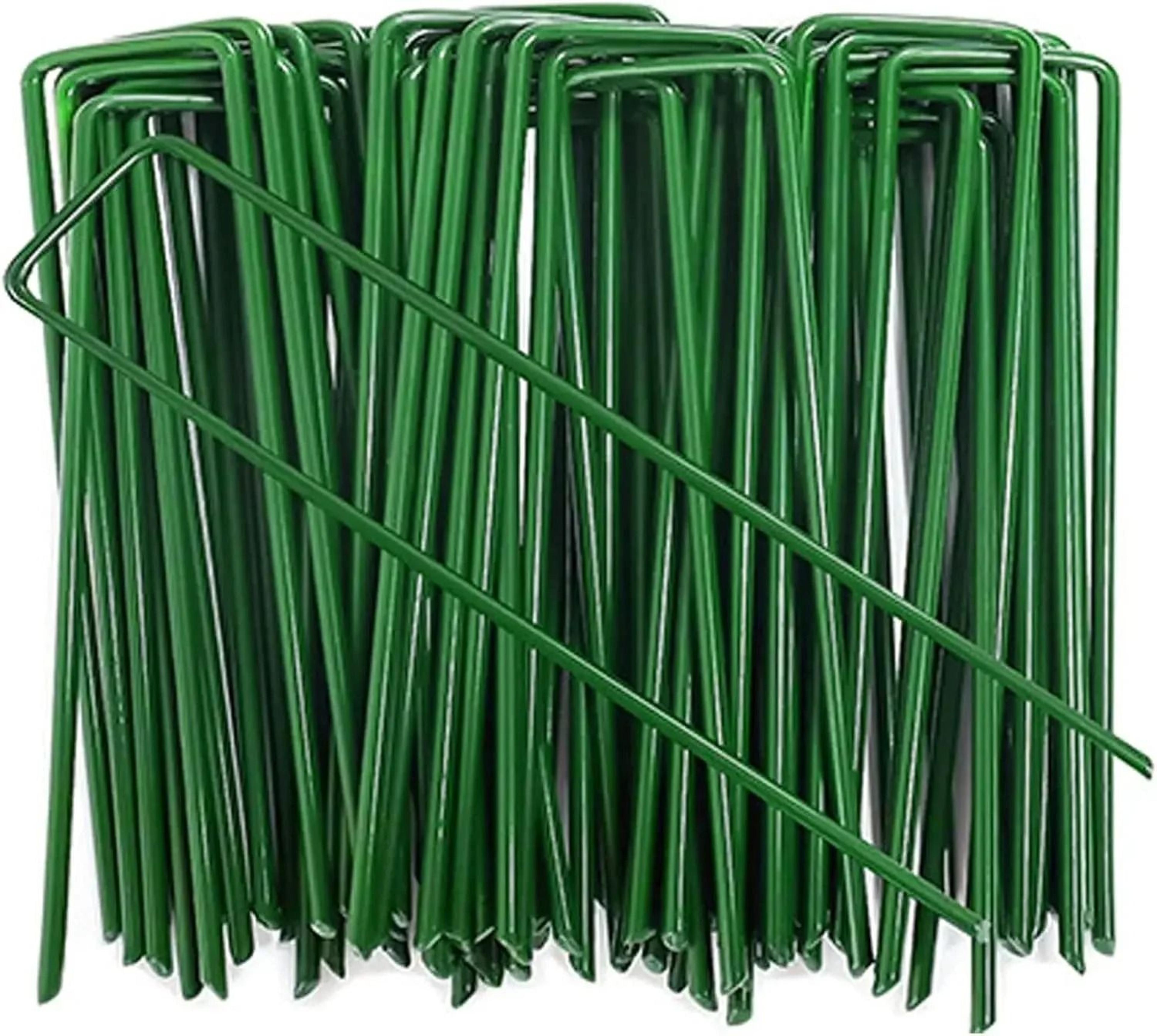 heavy duty u shaped landscape staples for weed barrier and lawn securing