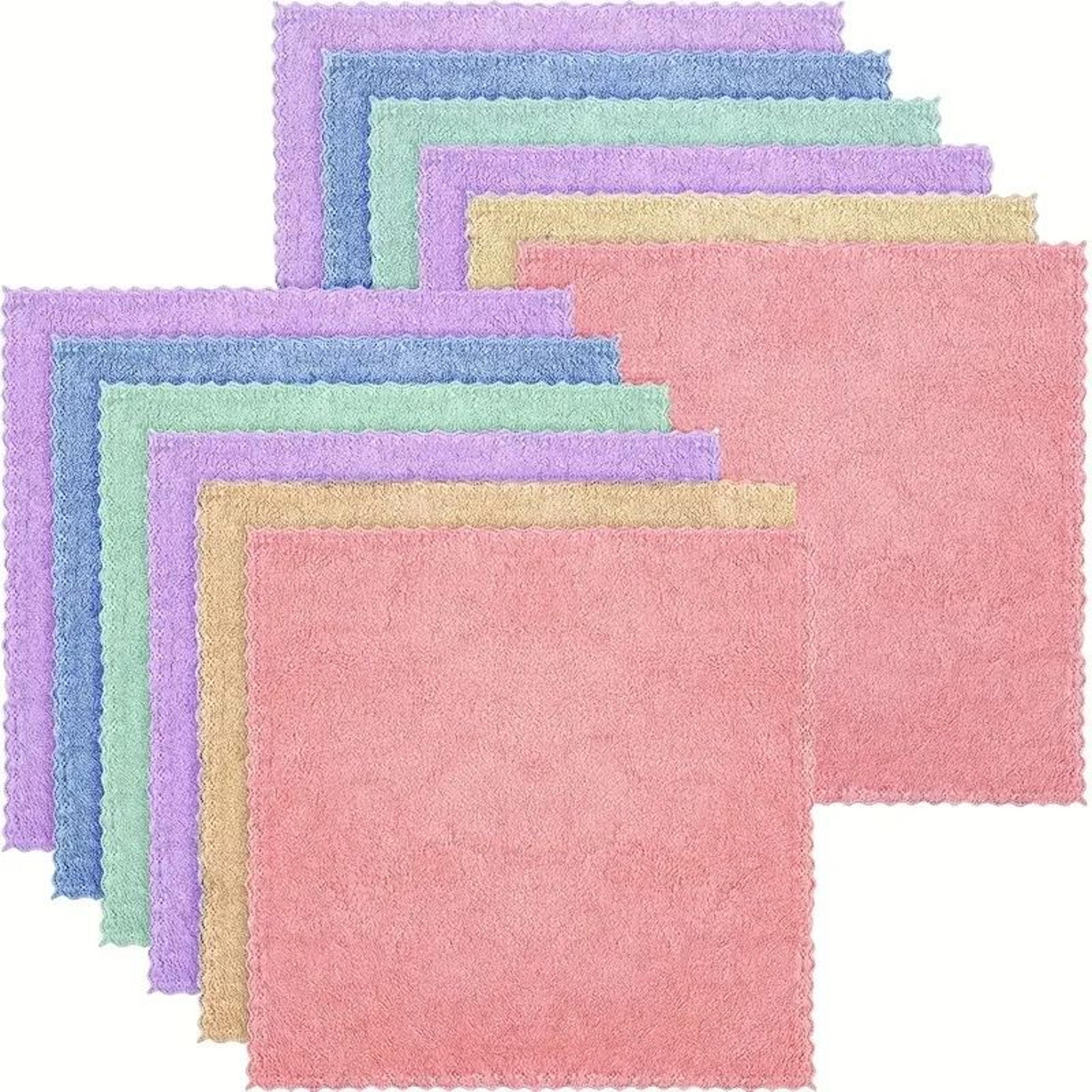 soft coral fleece hand towels for kids face kitchen and bath