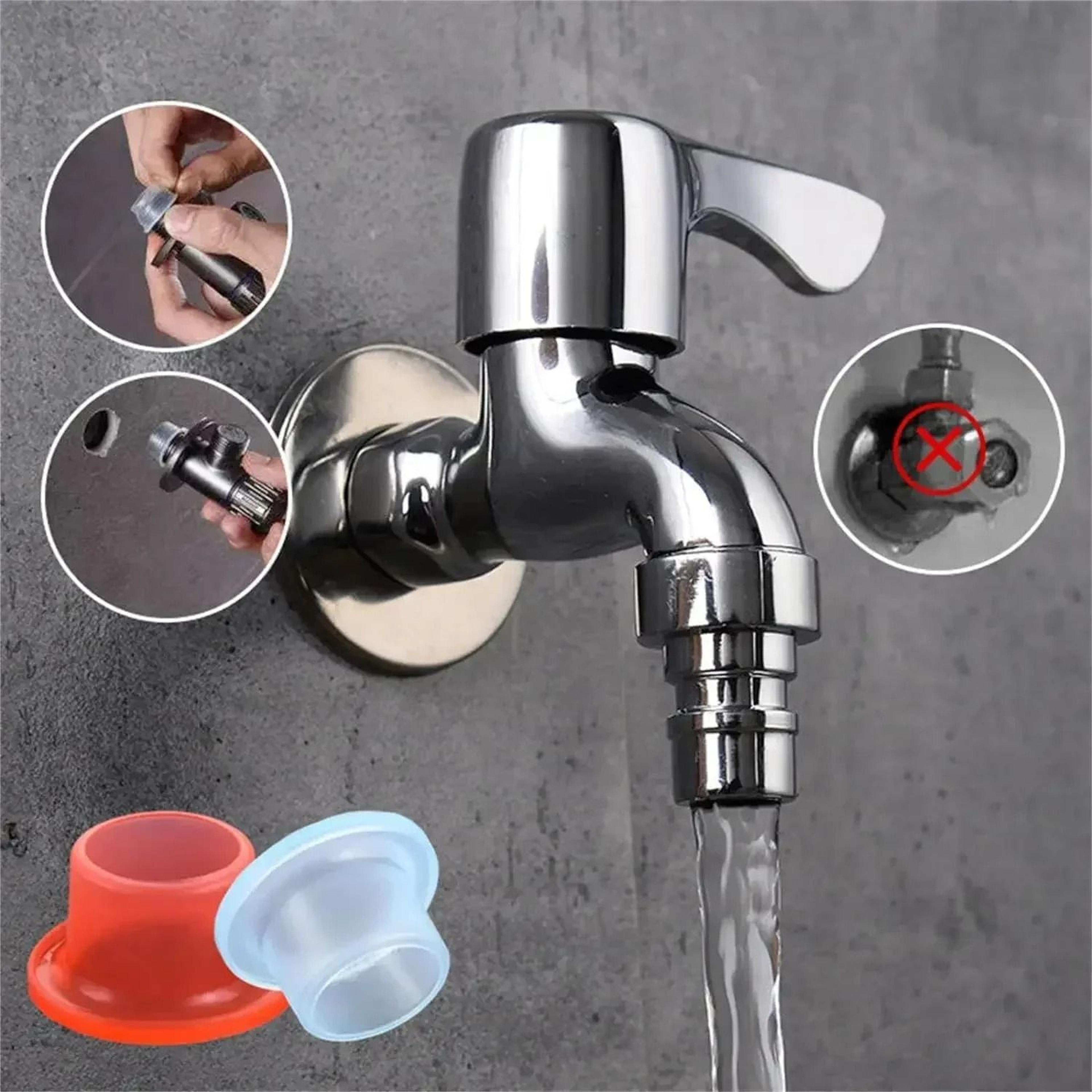 silicone faucet sealing gaskets for leak proof pipe and hose repair