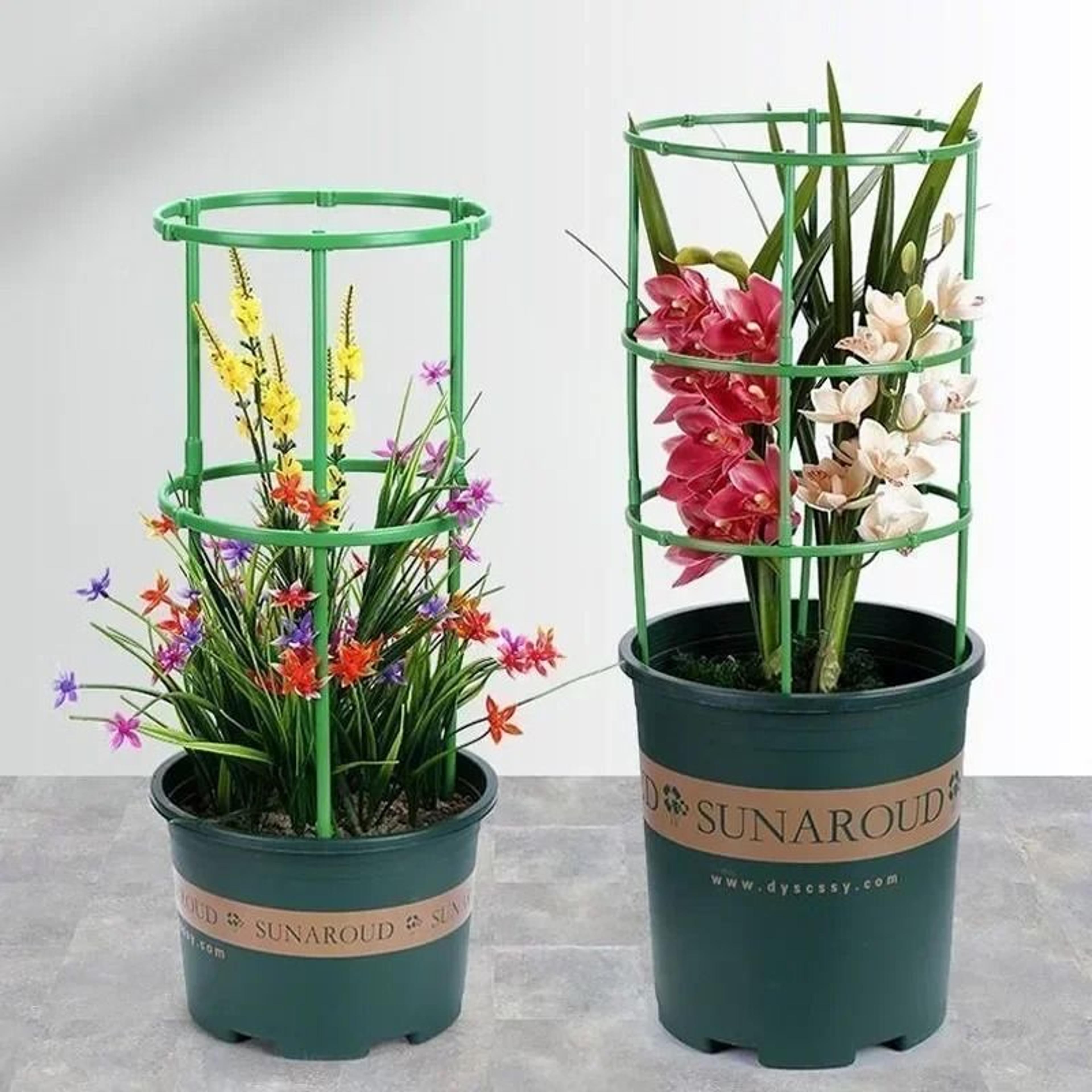 semicircle plant support stakes for climbing plants