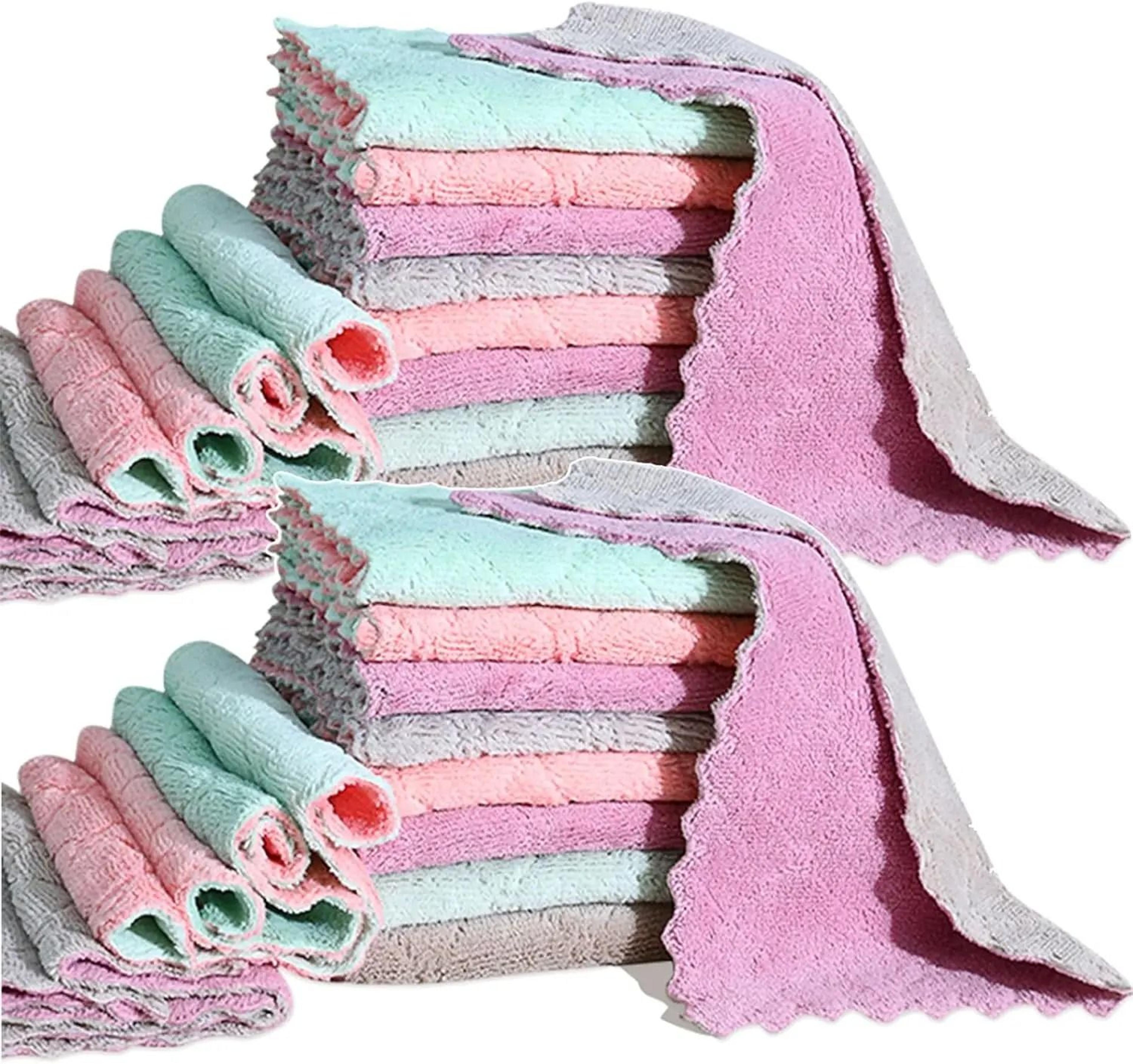 super absorbent microfiber kitchen cleaning cloths