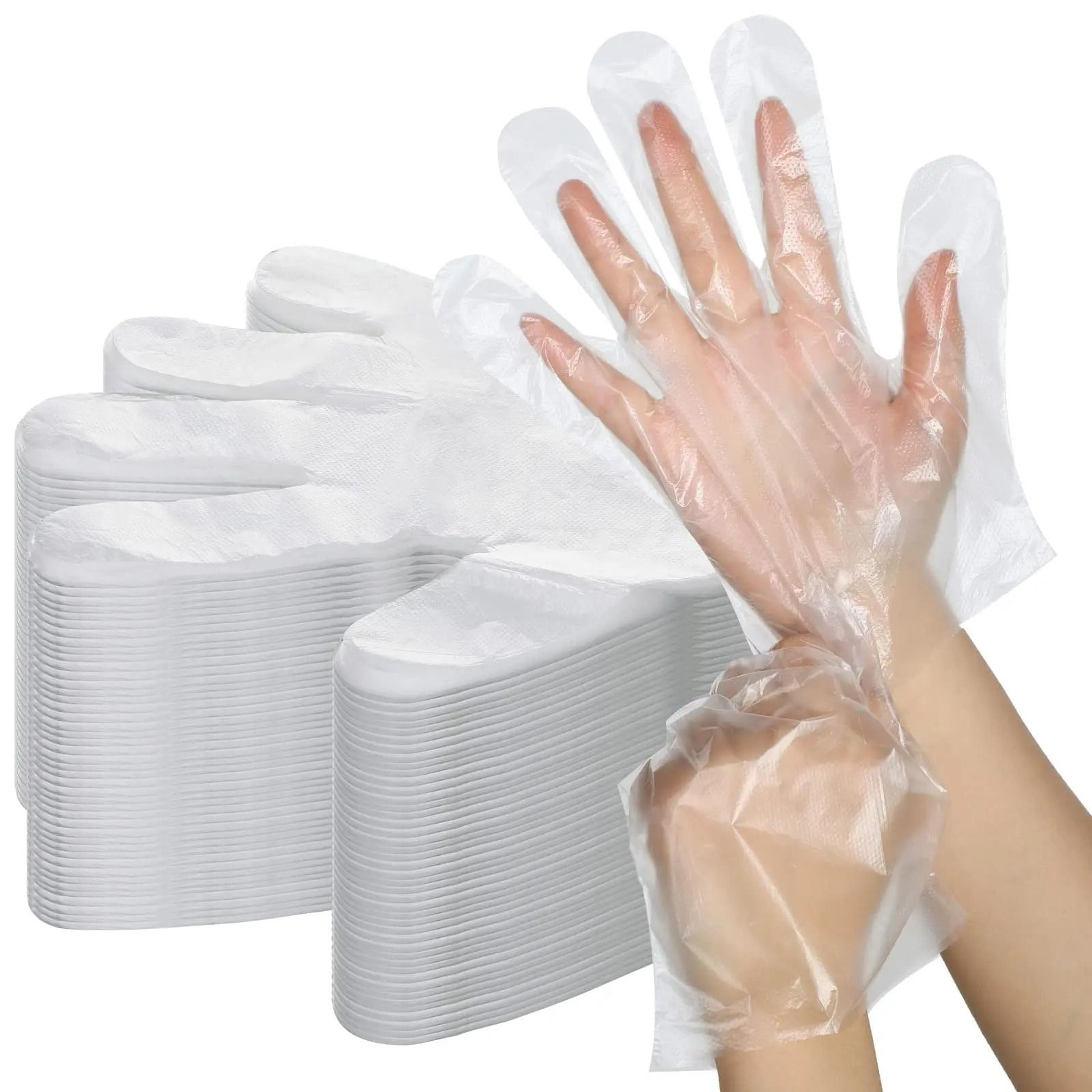 disposable plastic gloves for food prep and cleaning
