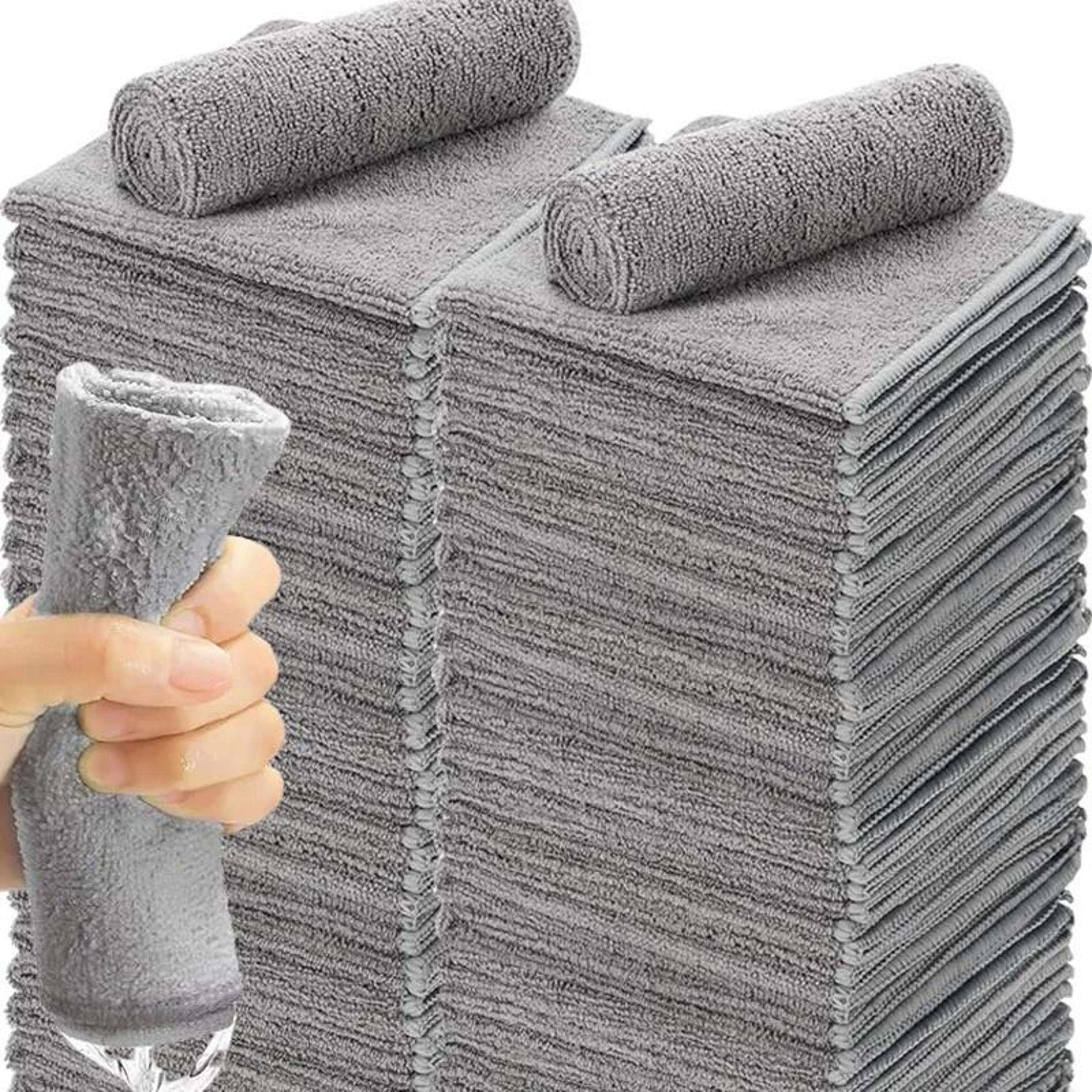 thick lint free microfiber cleaning towels