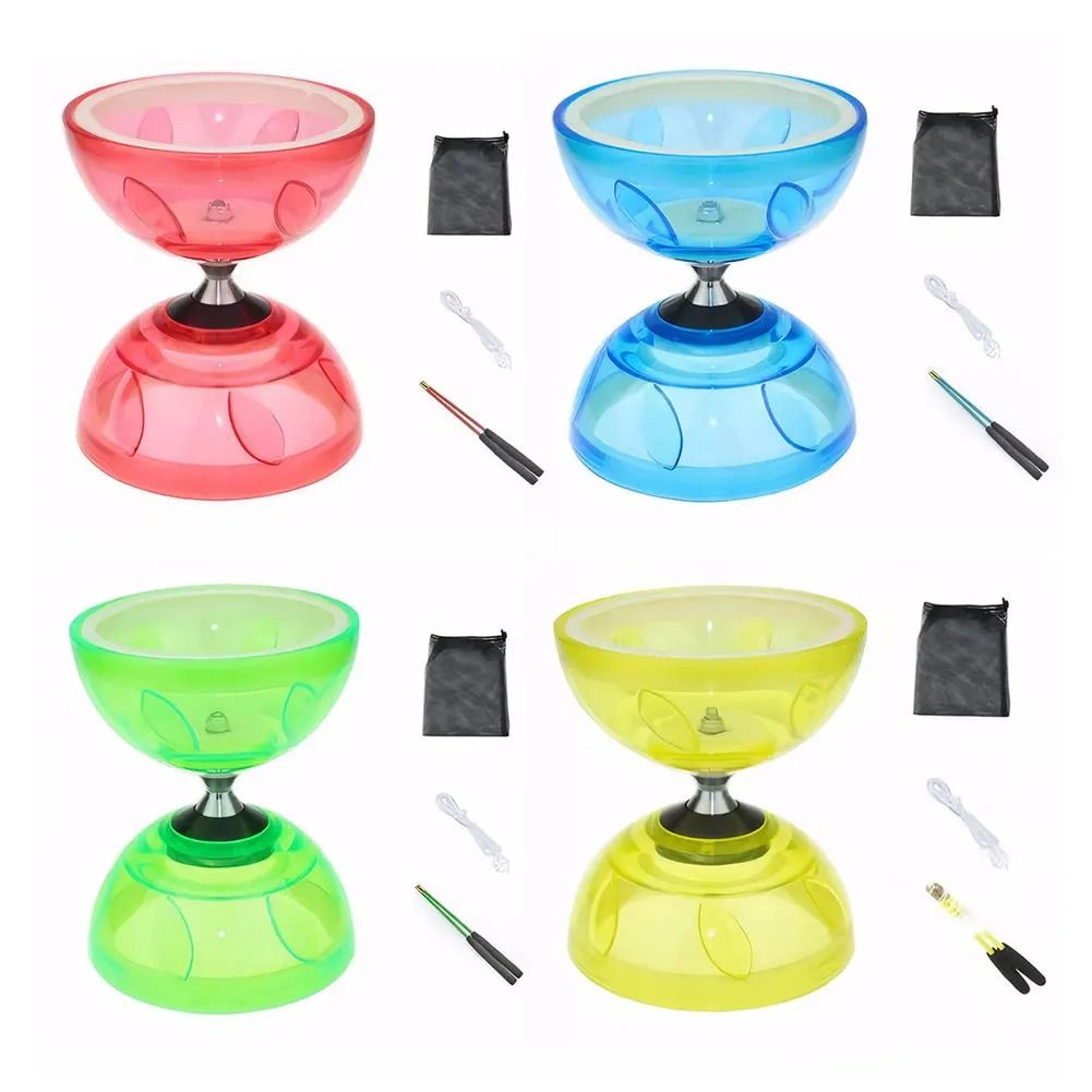 triple bearing chinese yoyo diabolo set for kids and adults
