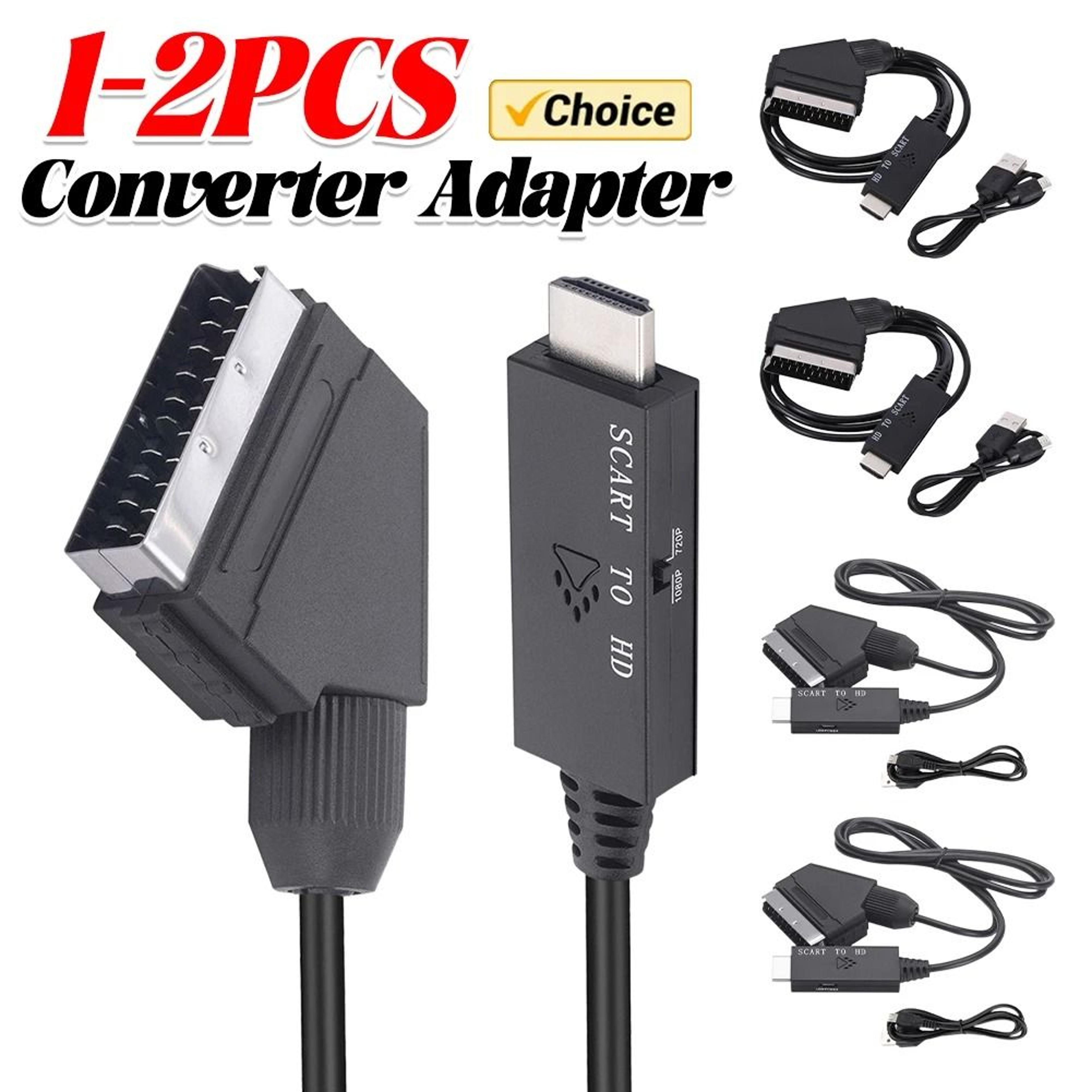 scart to hdmi video converter adapter 1080p