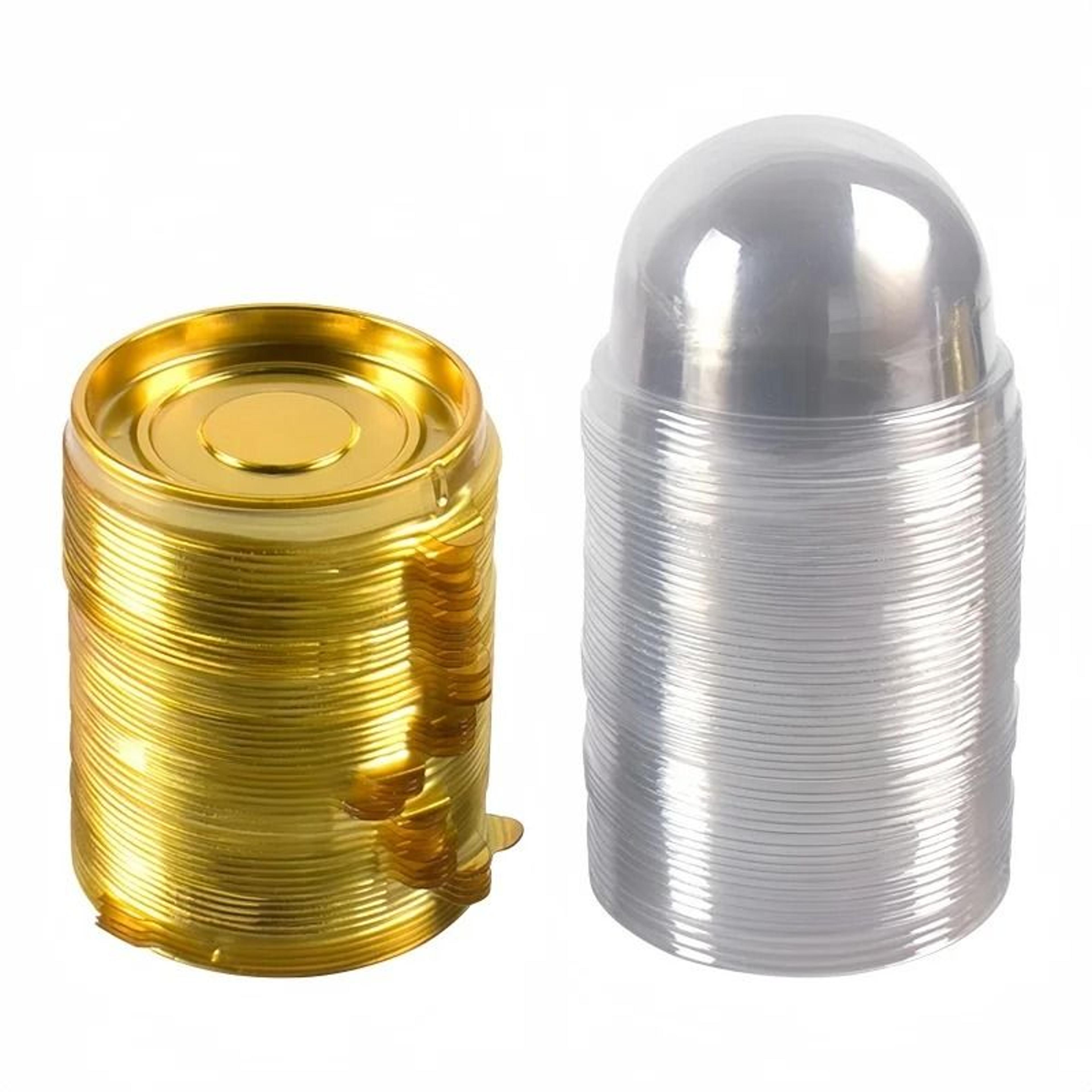 clear plastic cake boxes for party dessert packaging 50 pack