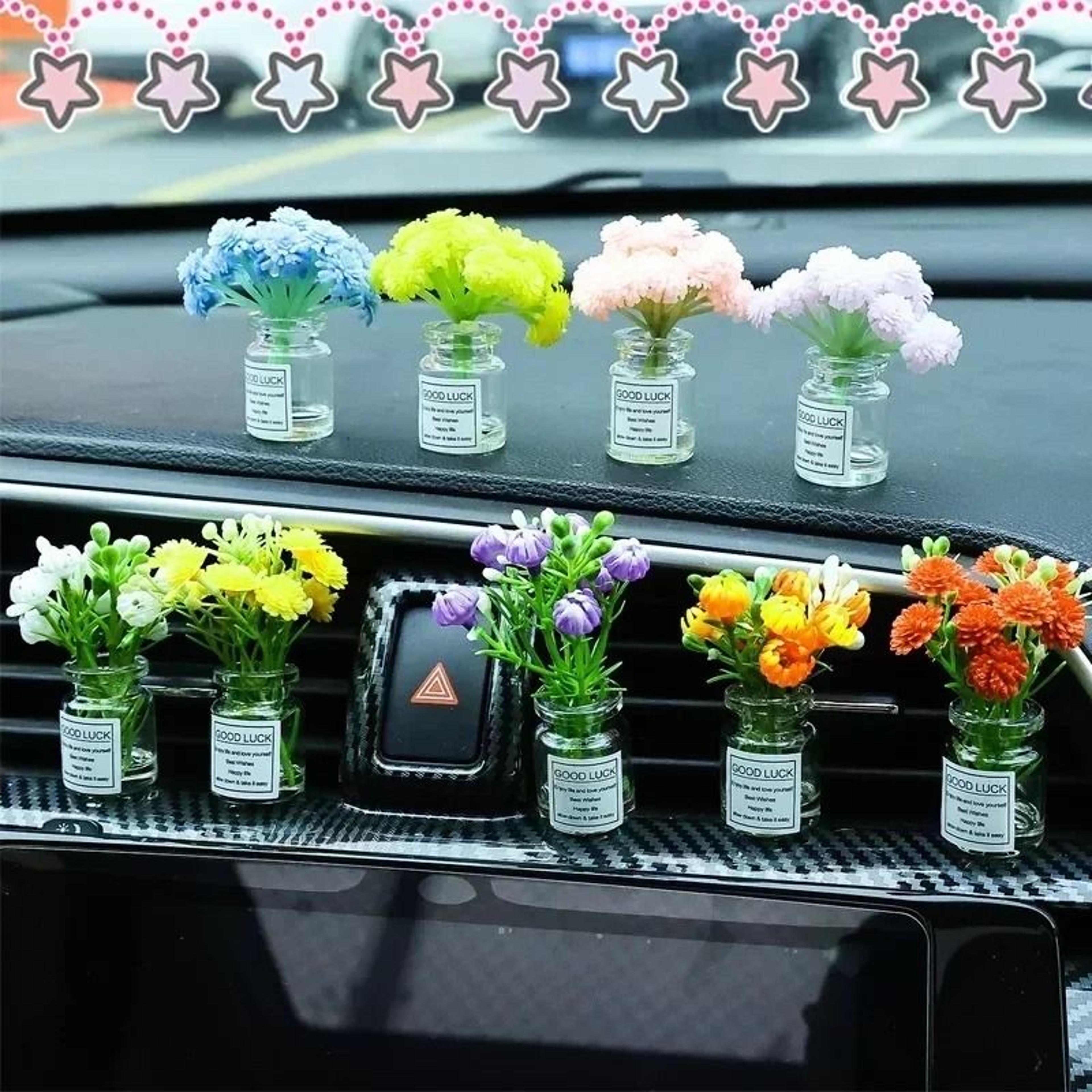 mini vase car air vent aromatherapy clip decor