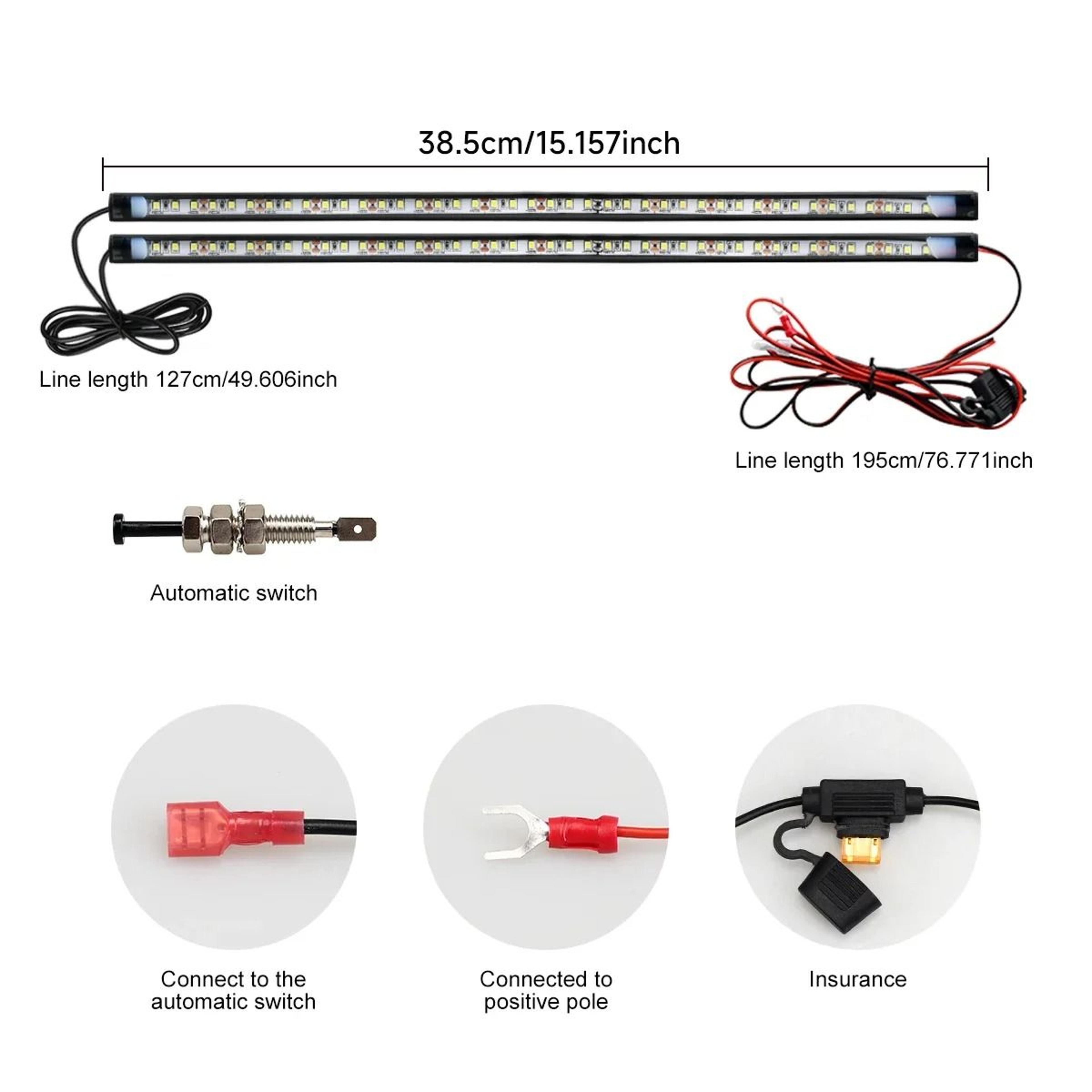 12v led car hood light for engine maintenance