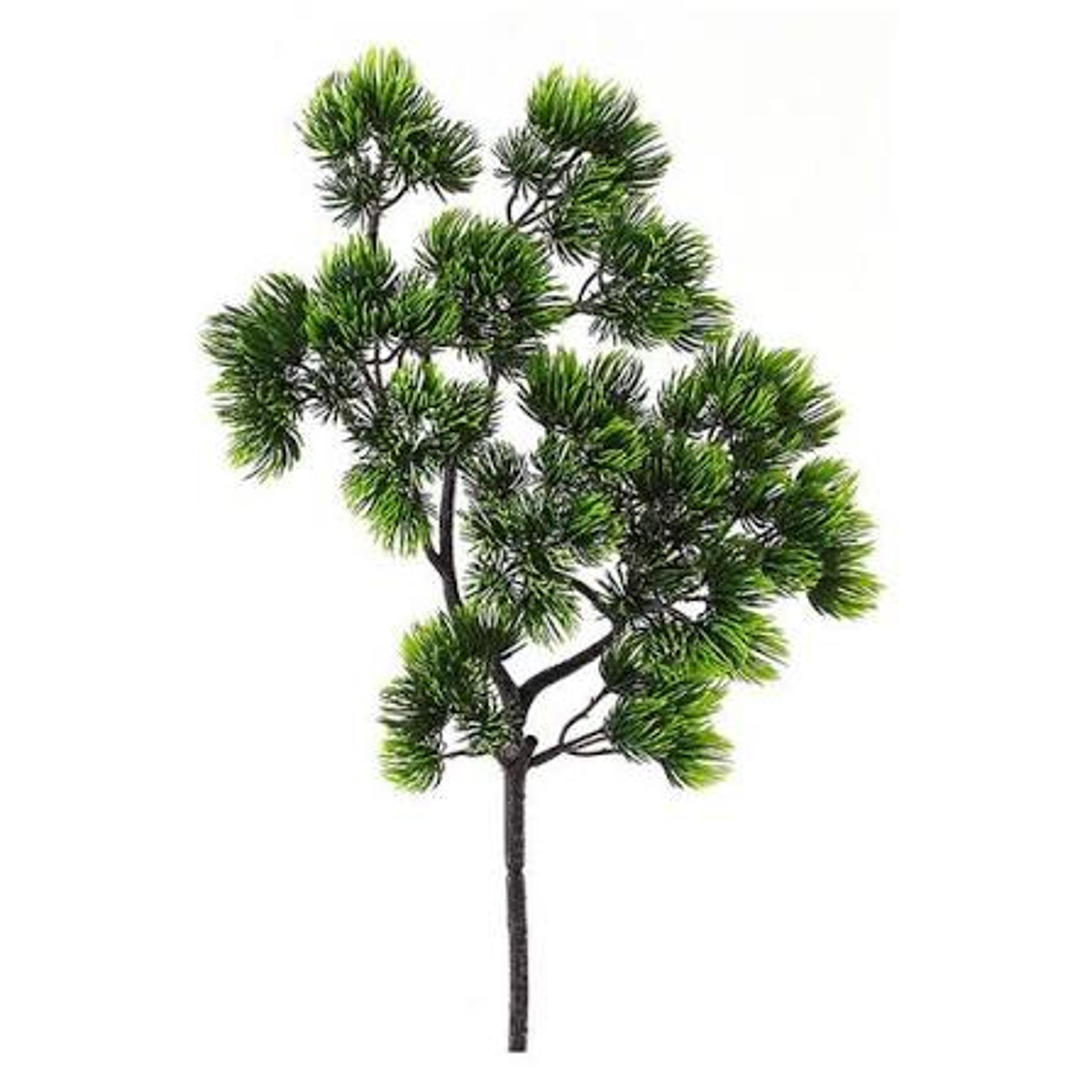 42cm artificial pine branch fake green plant for home wedding decor
