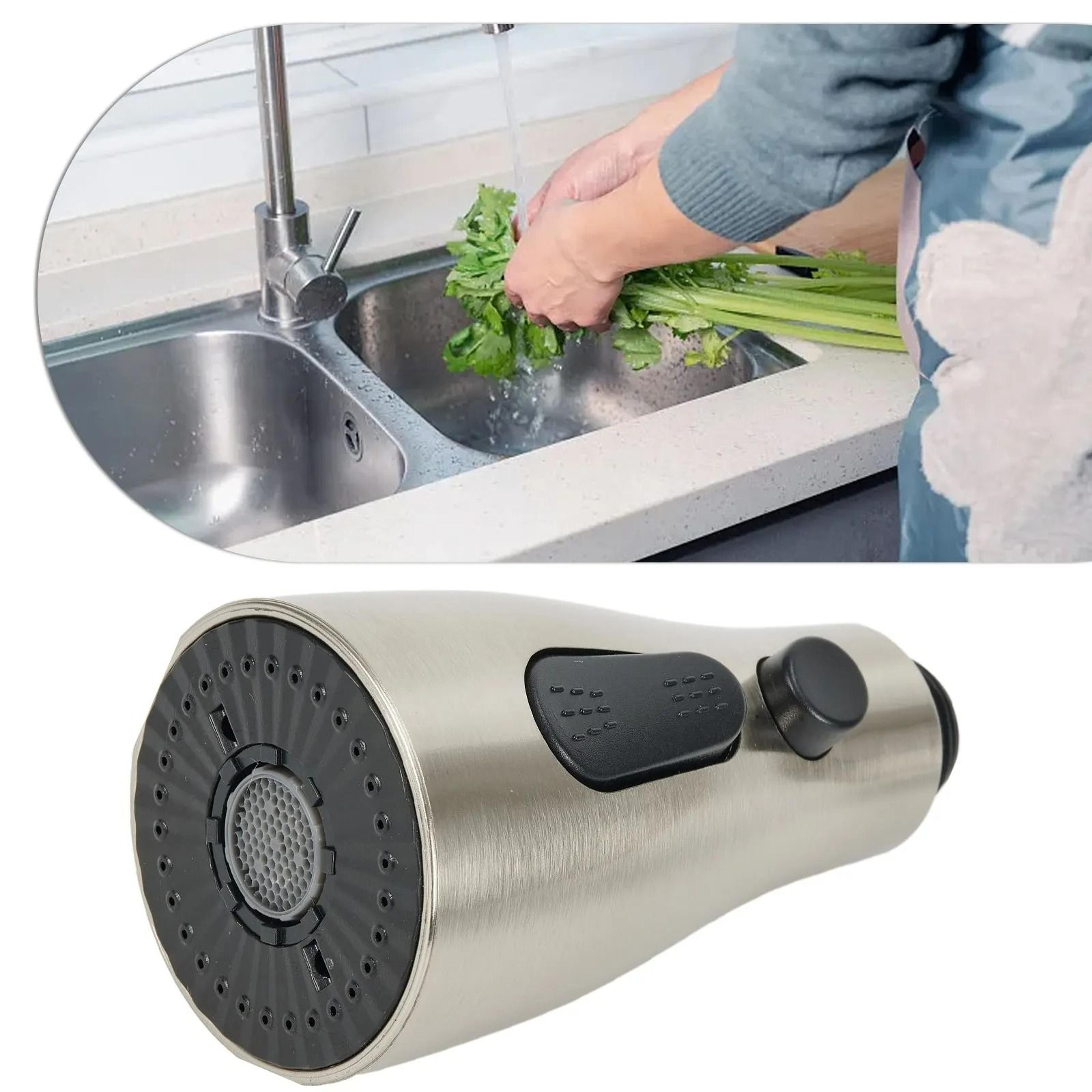 3 mode pull out faucet sprayer nozzle for kitchen sink