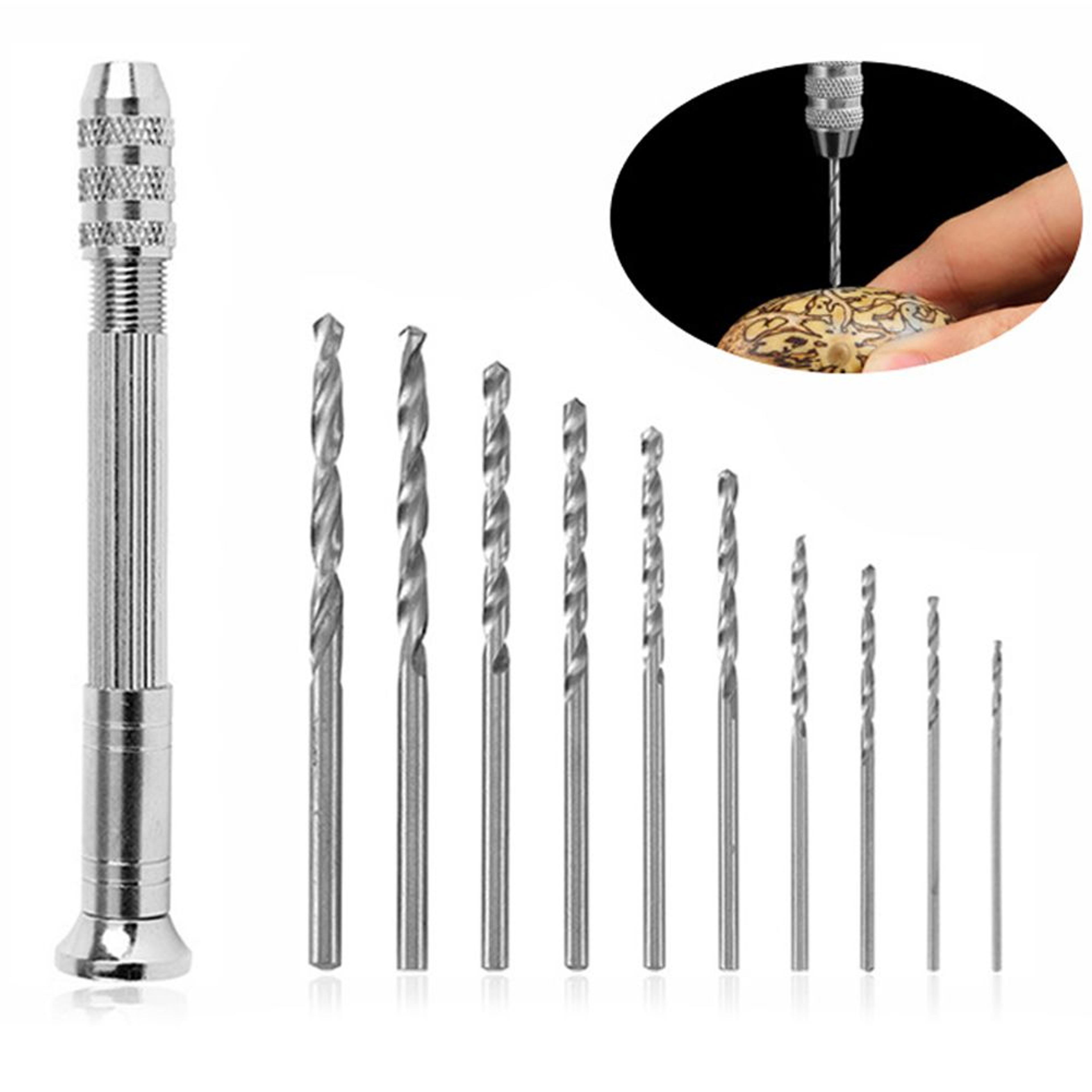 mini hand drill set for models jewelry woodworking and diy crafts