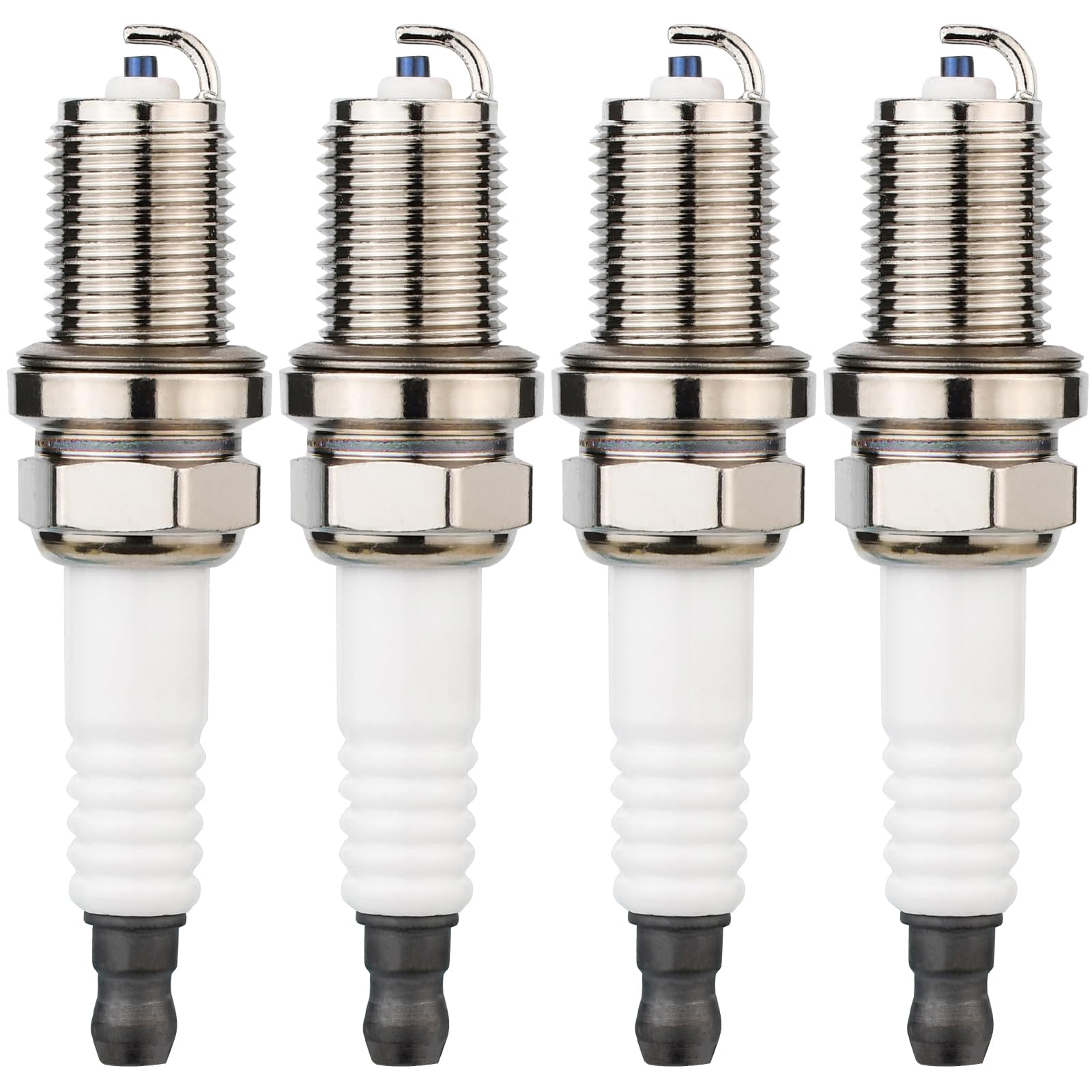 2 piece rc12yc spark plug set for briggs ohv lawn mower engine