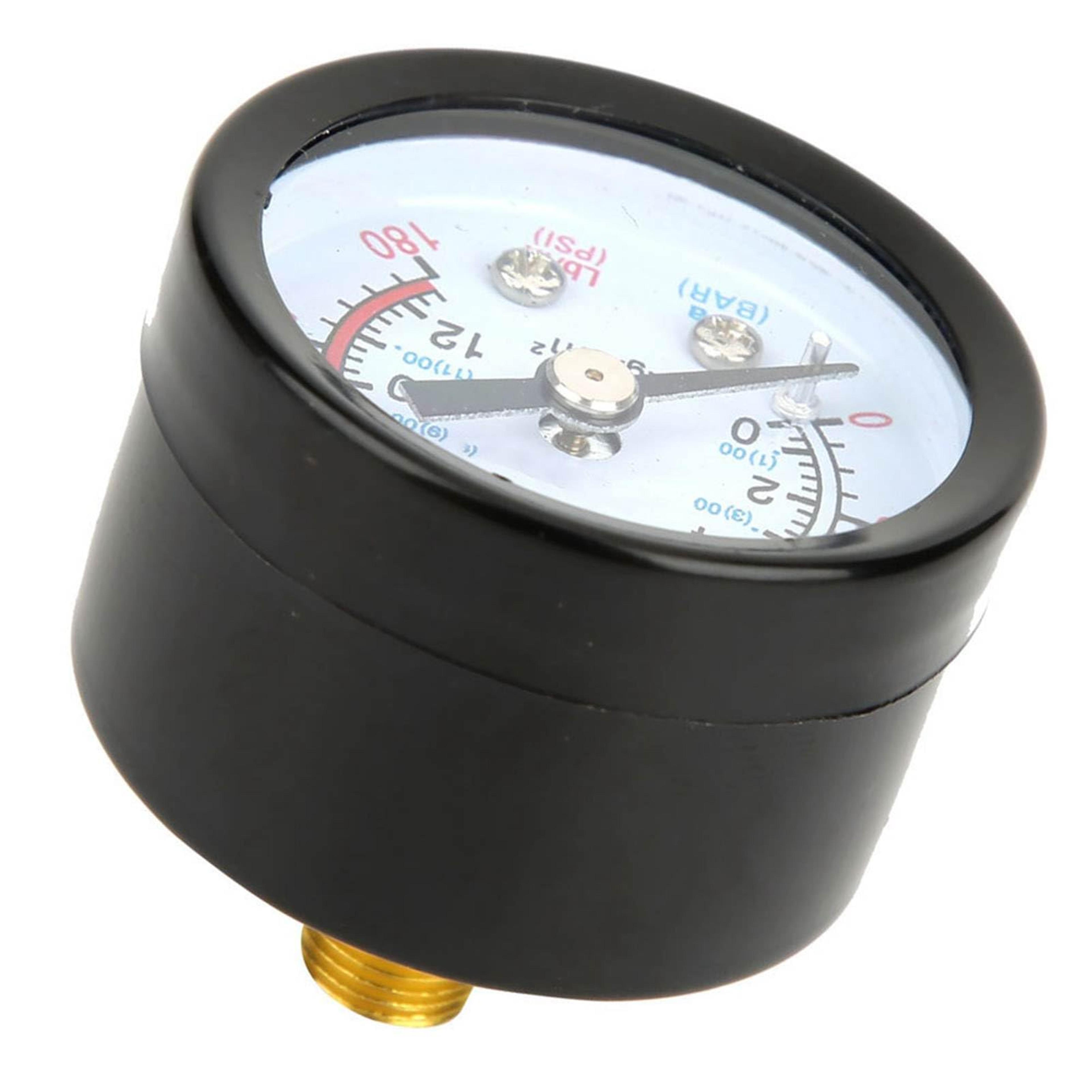 air compressor pressure gauge 180 psi 12 bar manometer