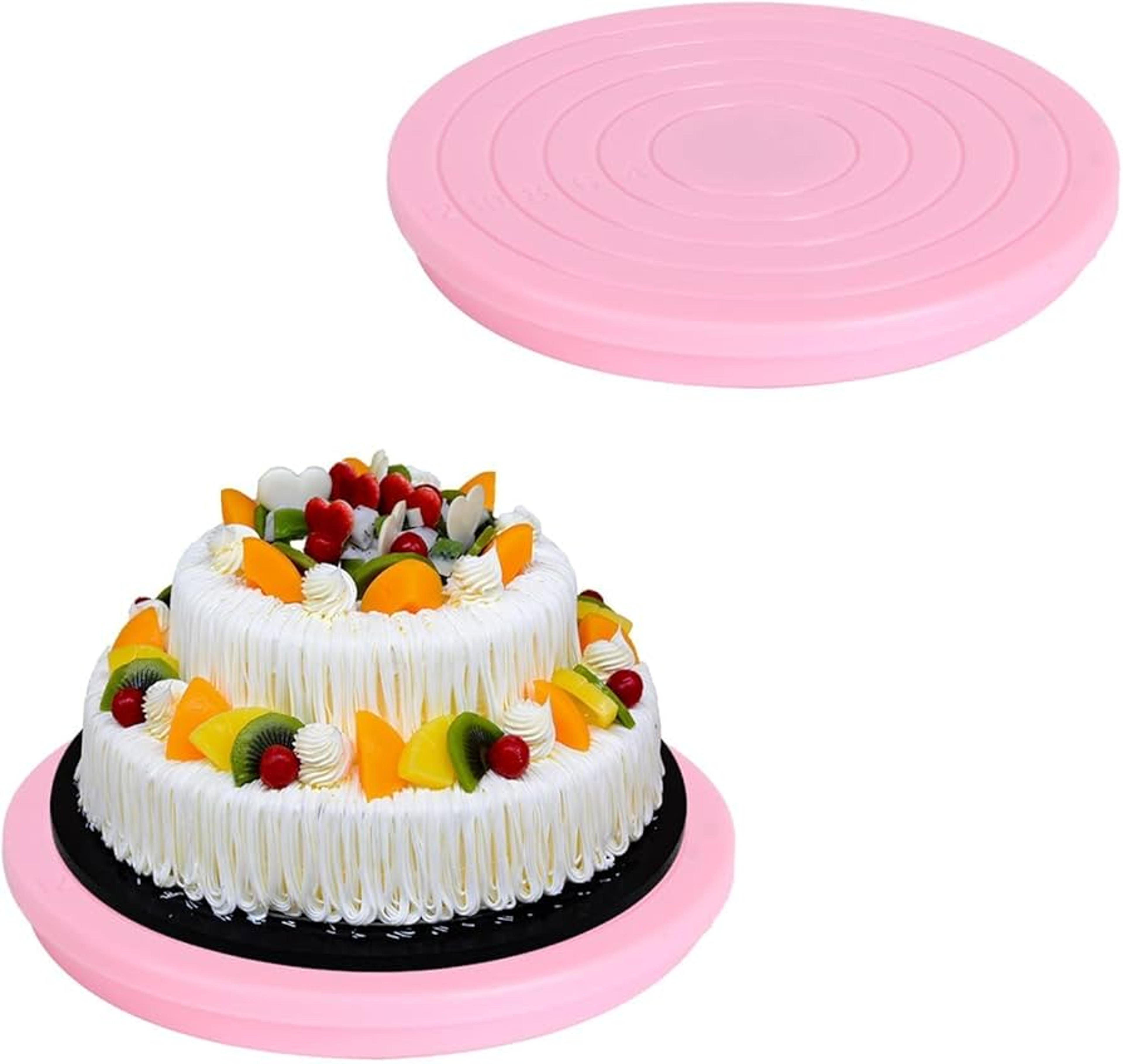 360 degree rotating cake decorating turntable stand