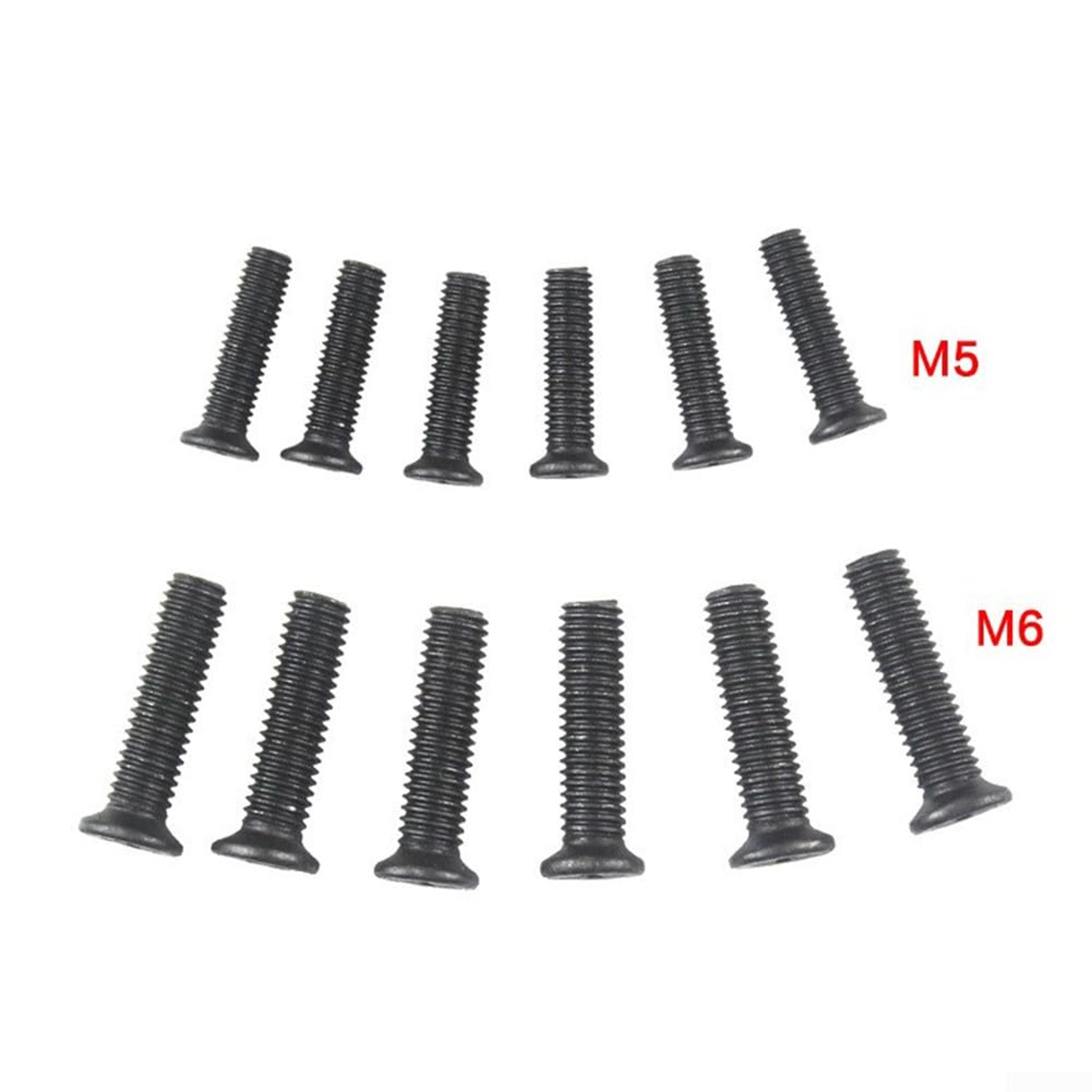 6 piece left hand thread drill chuck fixing screw set