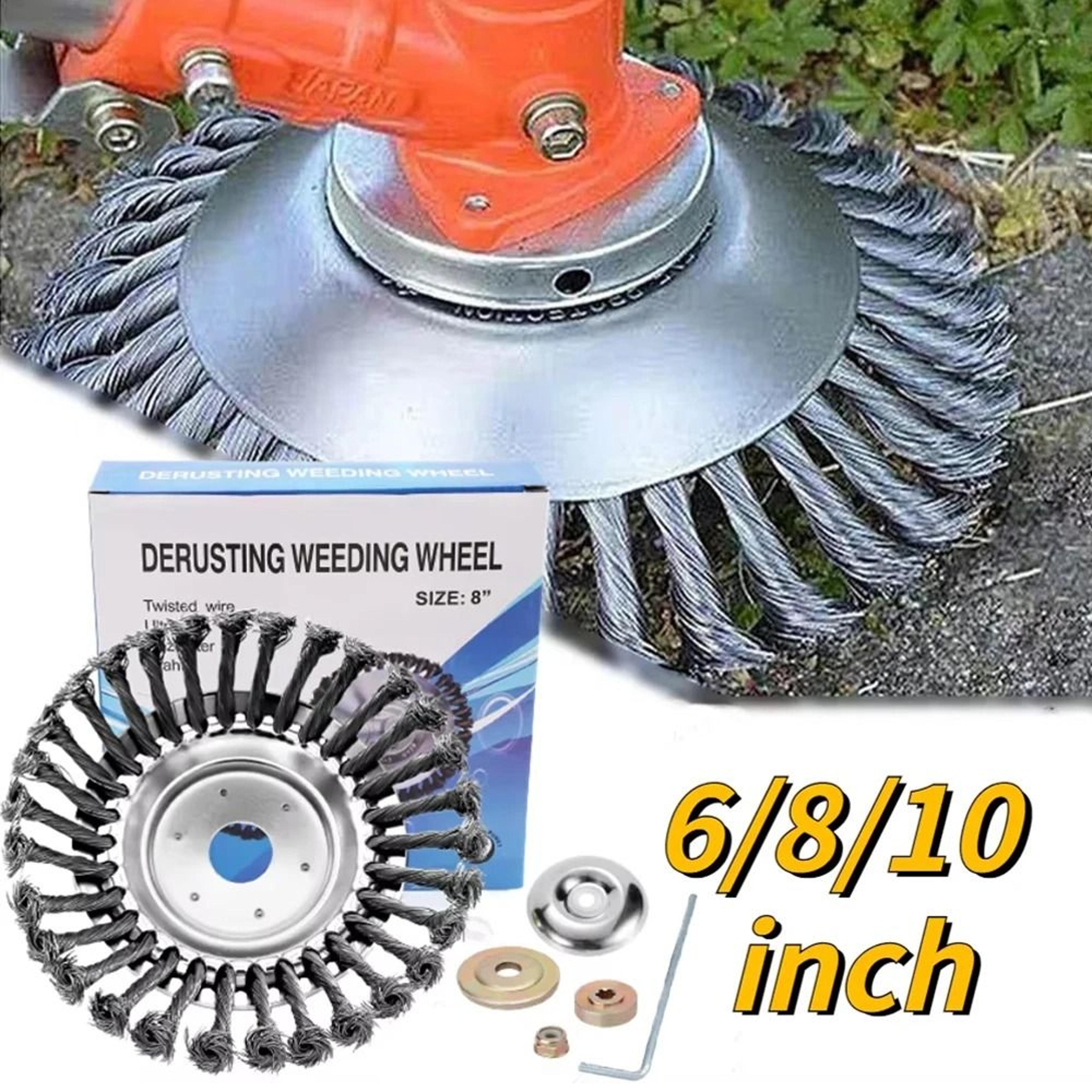 steel wire weed brush cutter head for grass trimmer and lawn mower