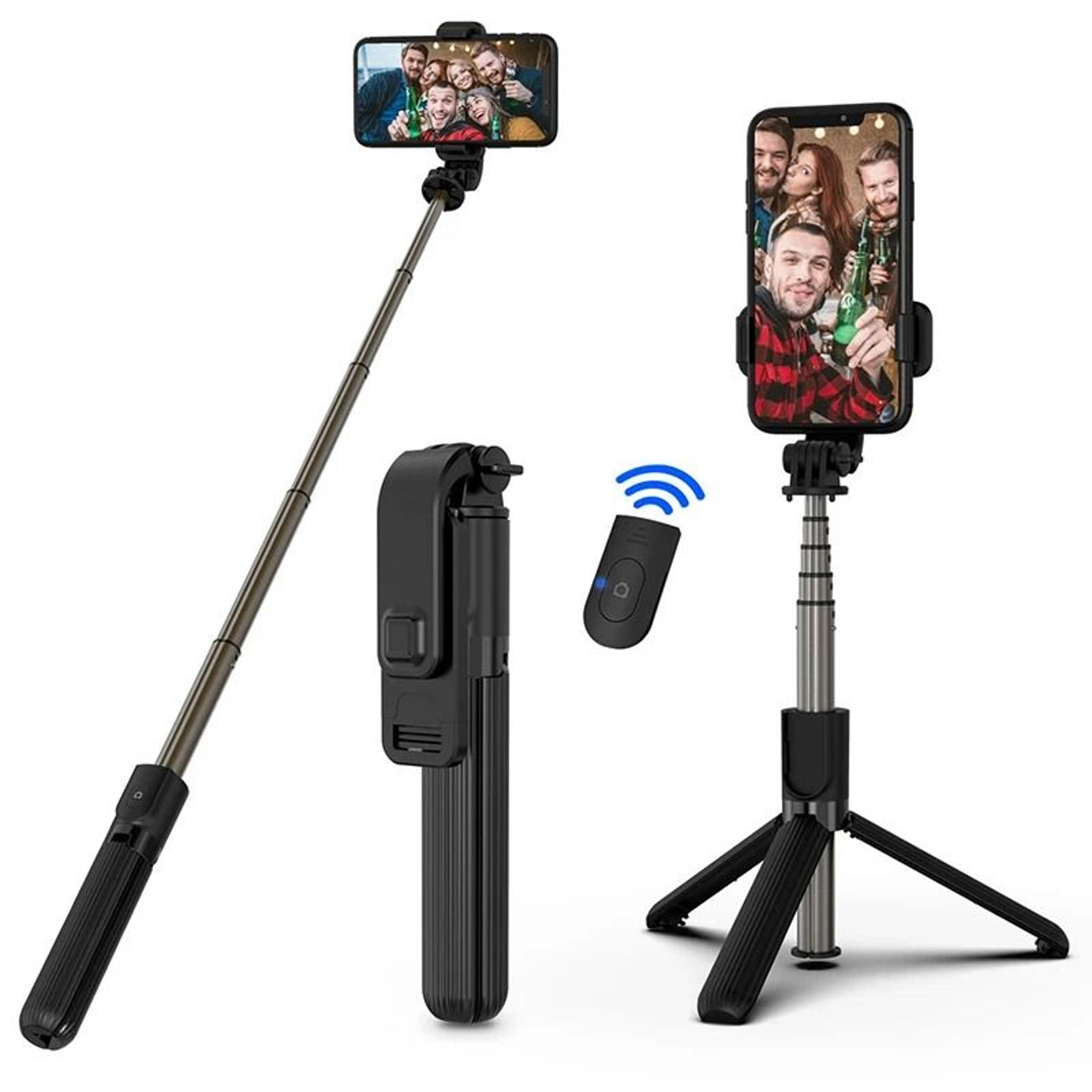h1 bluetooth selfie stick tripod for travel photos