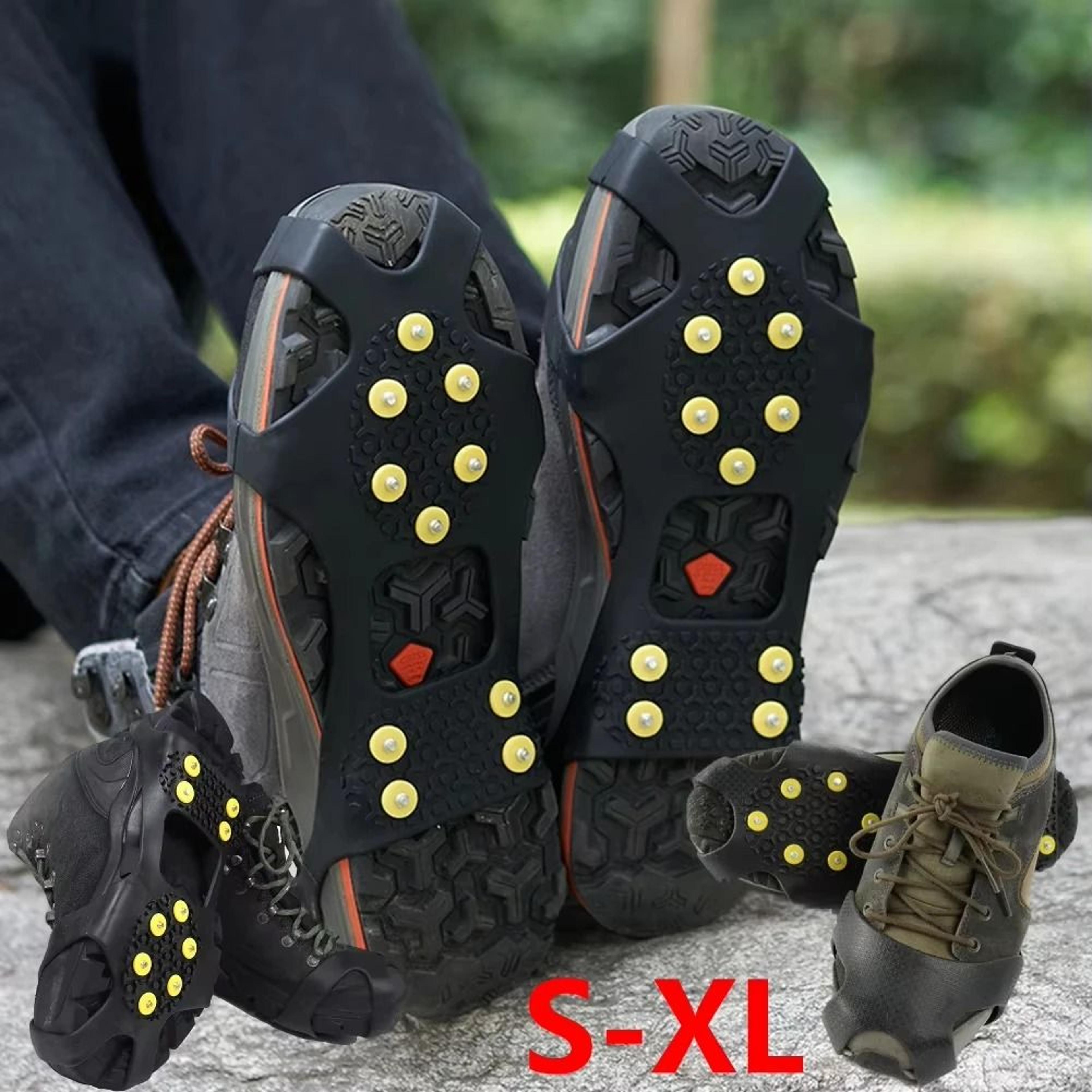 10 tooth snow crampons shoe covers for ice grip
