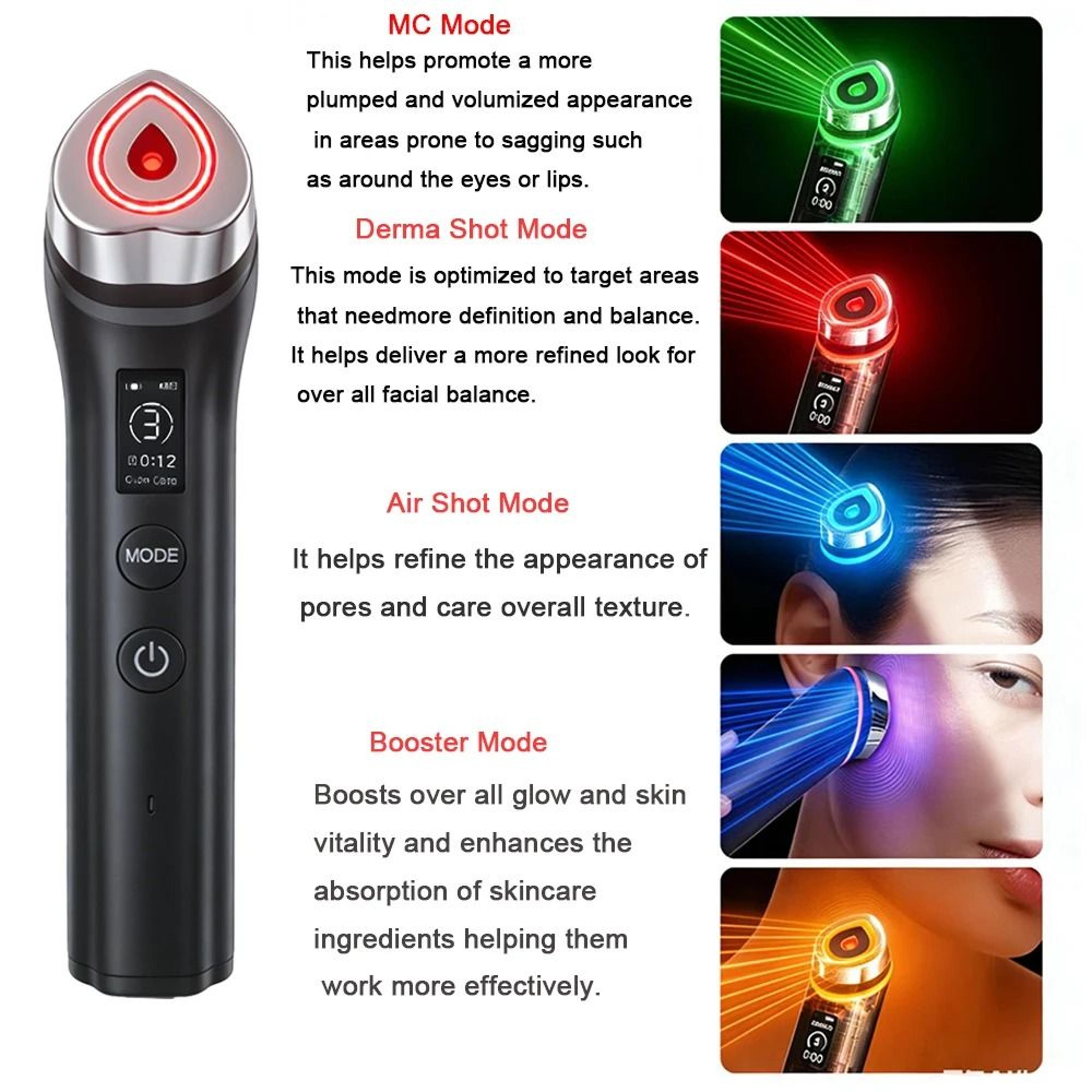 5 mode rf facial beauty device for skin tightening