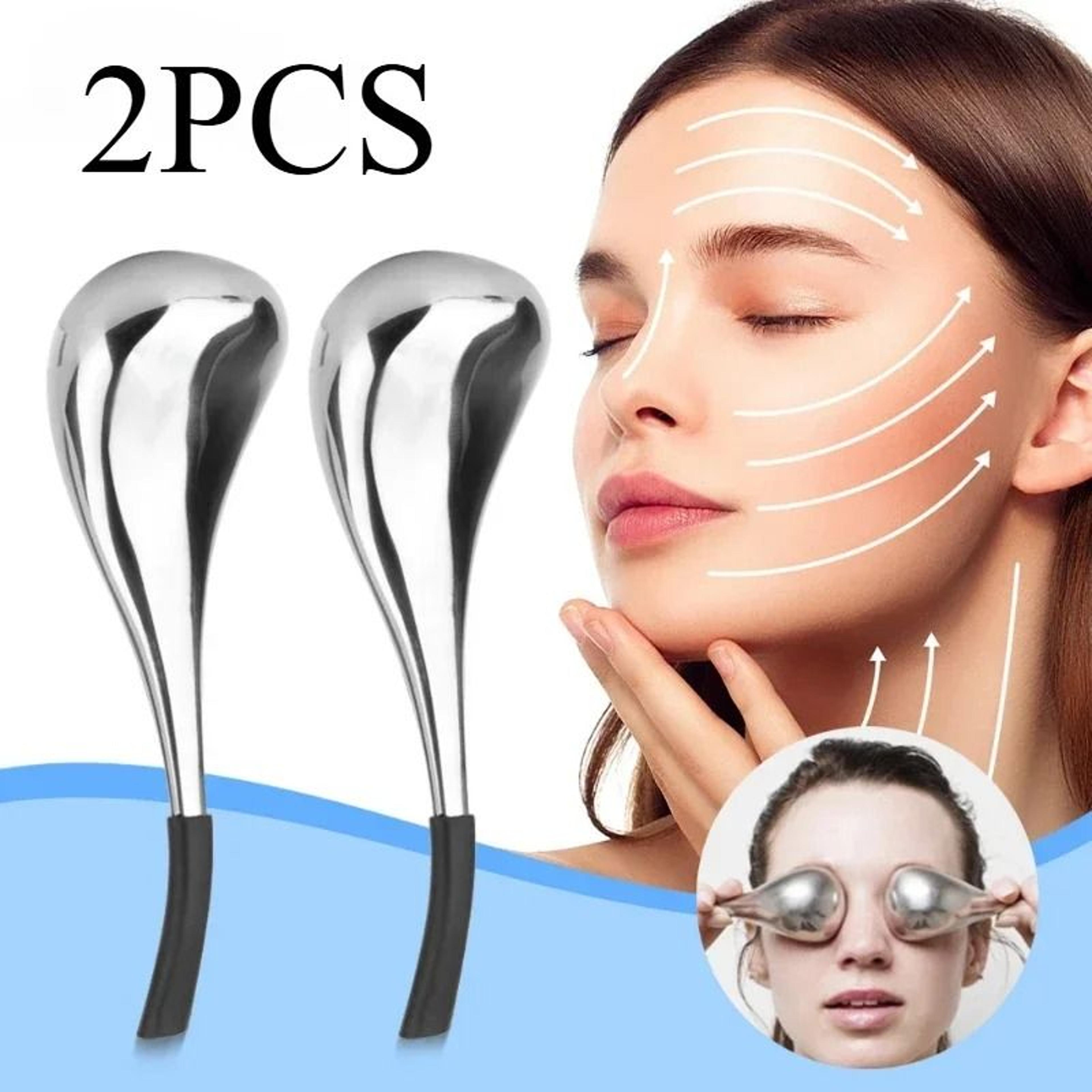 stainless steel ice globes for face cooling facial massager set