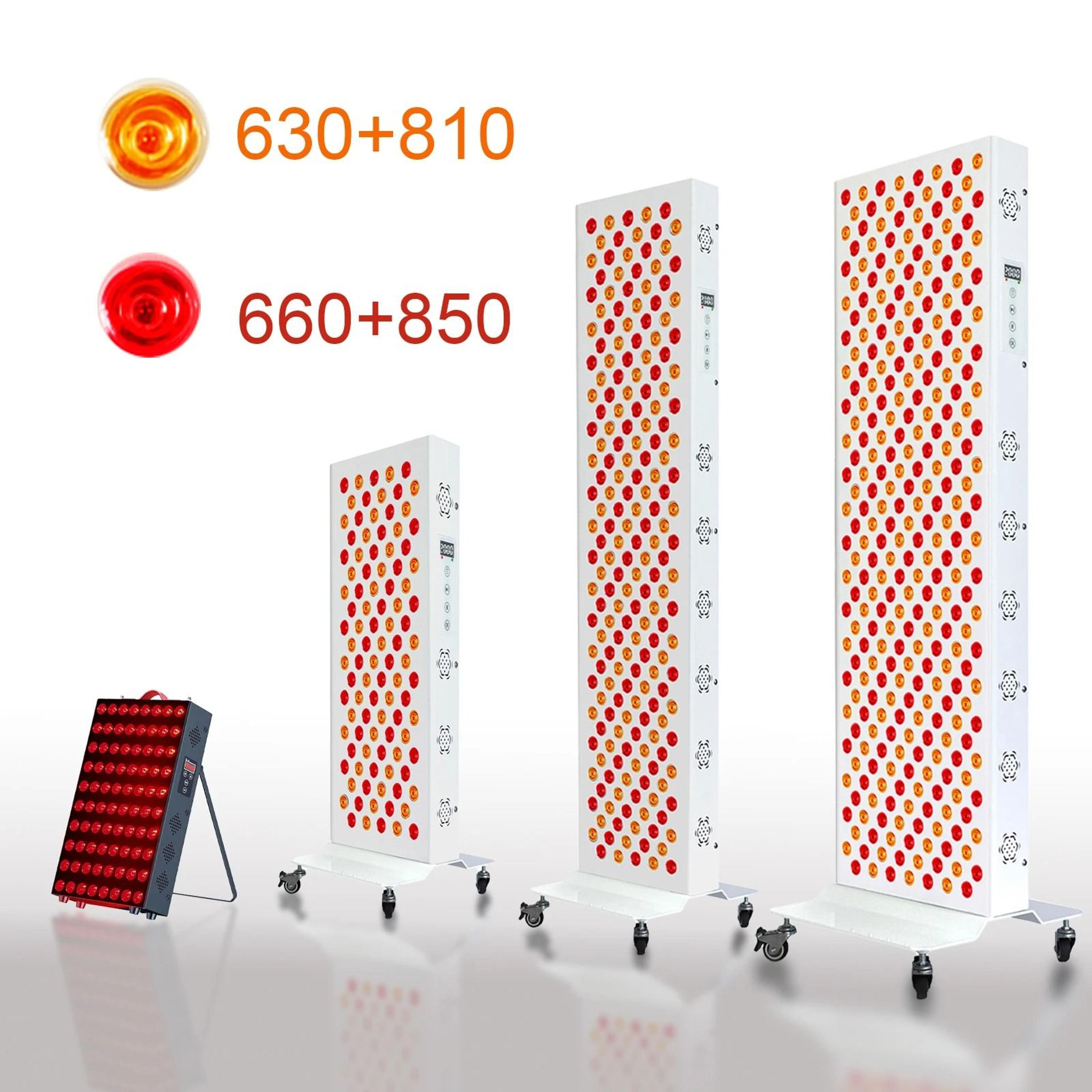 red light therapy panel near infrared led lamp for face and body