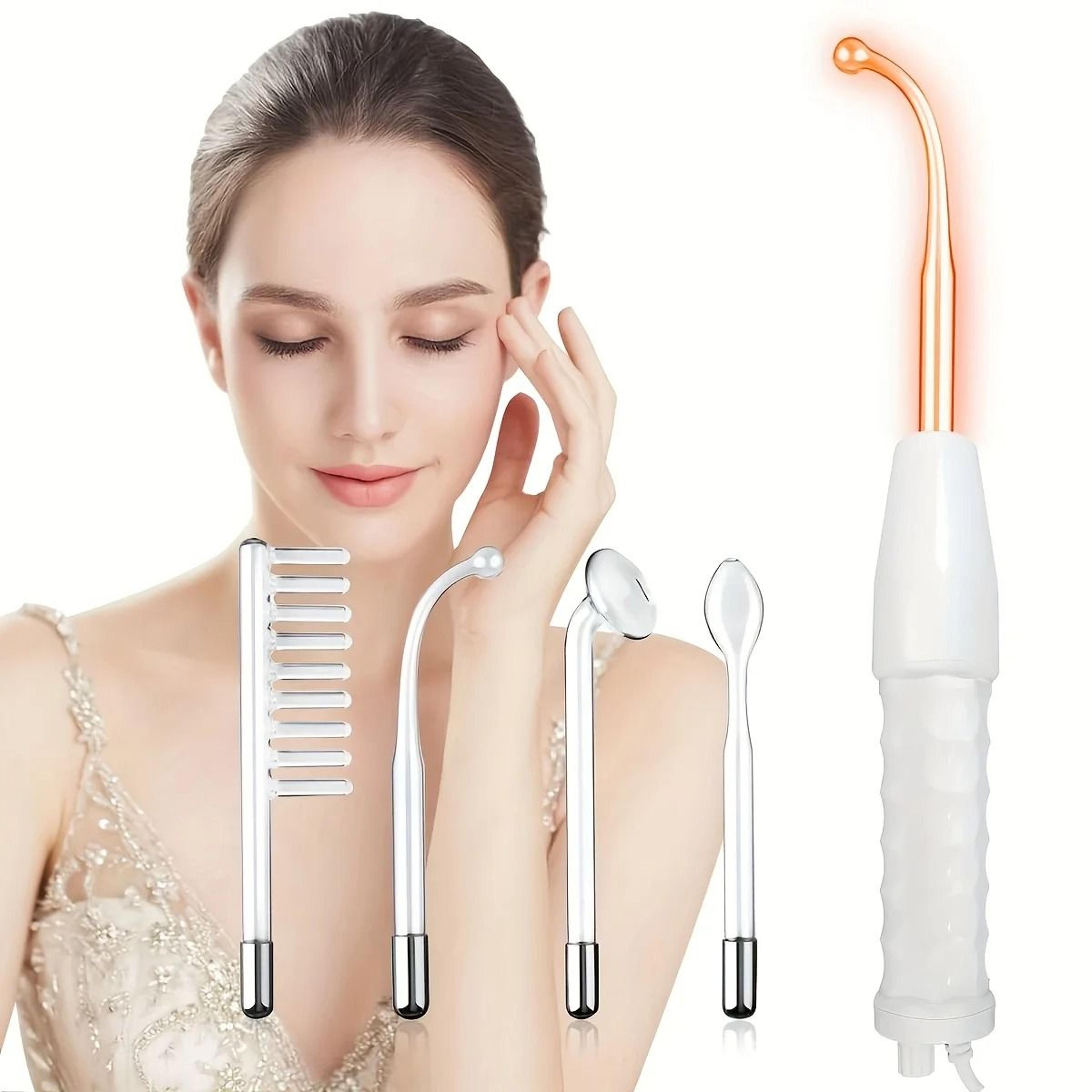 high frequency facial wand 4 in 1 skin care massager kit