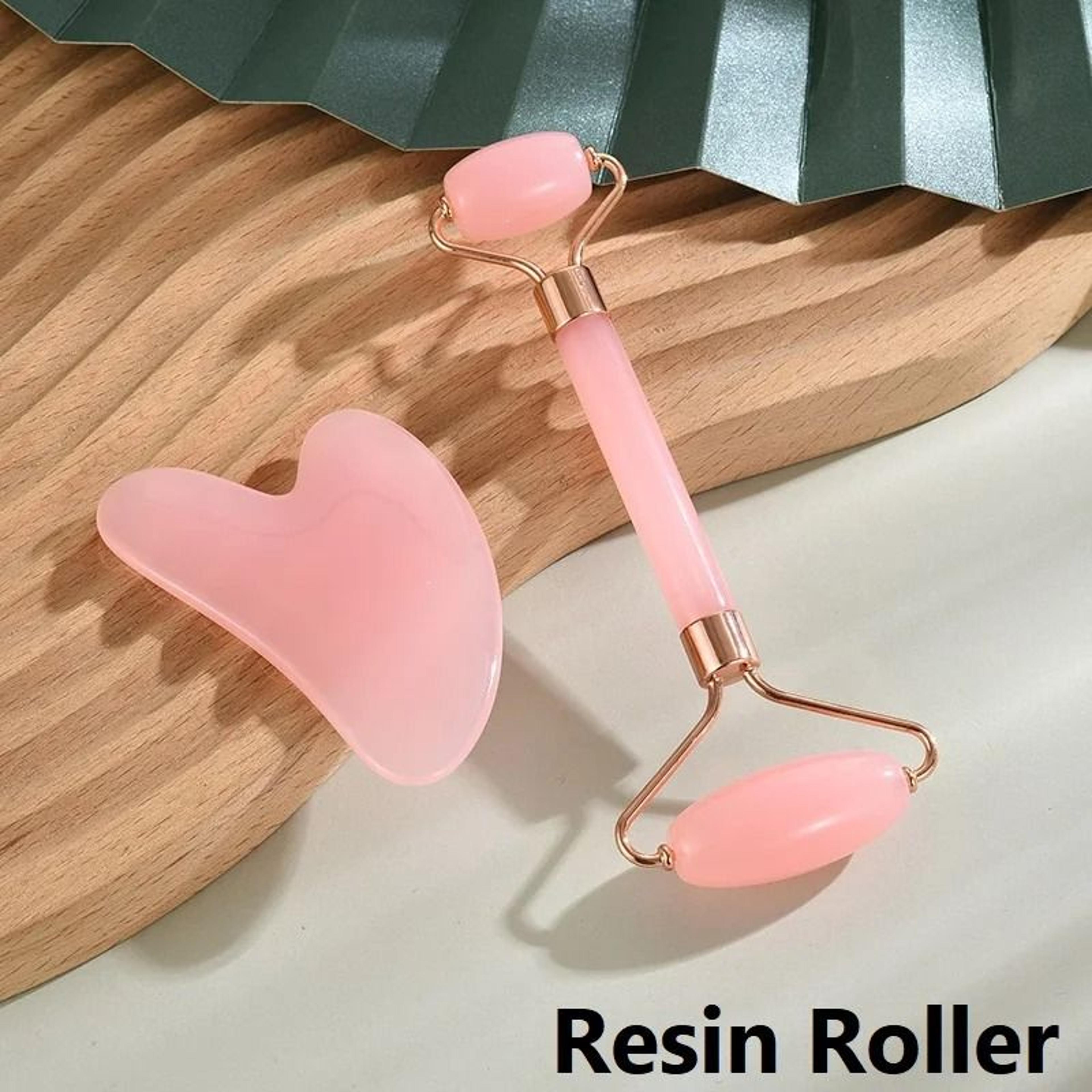 gua sha facial set with roller face sculpting massage tools