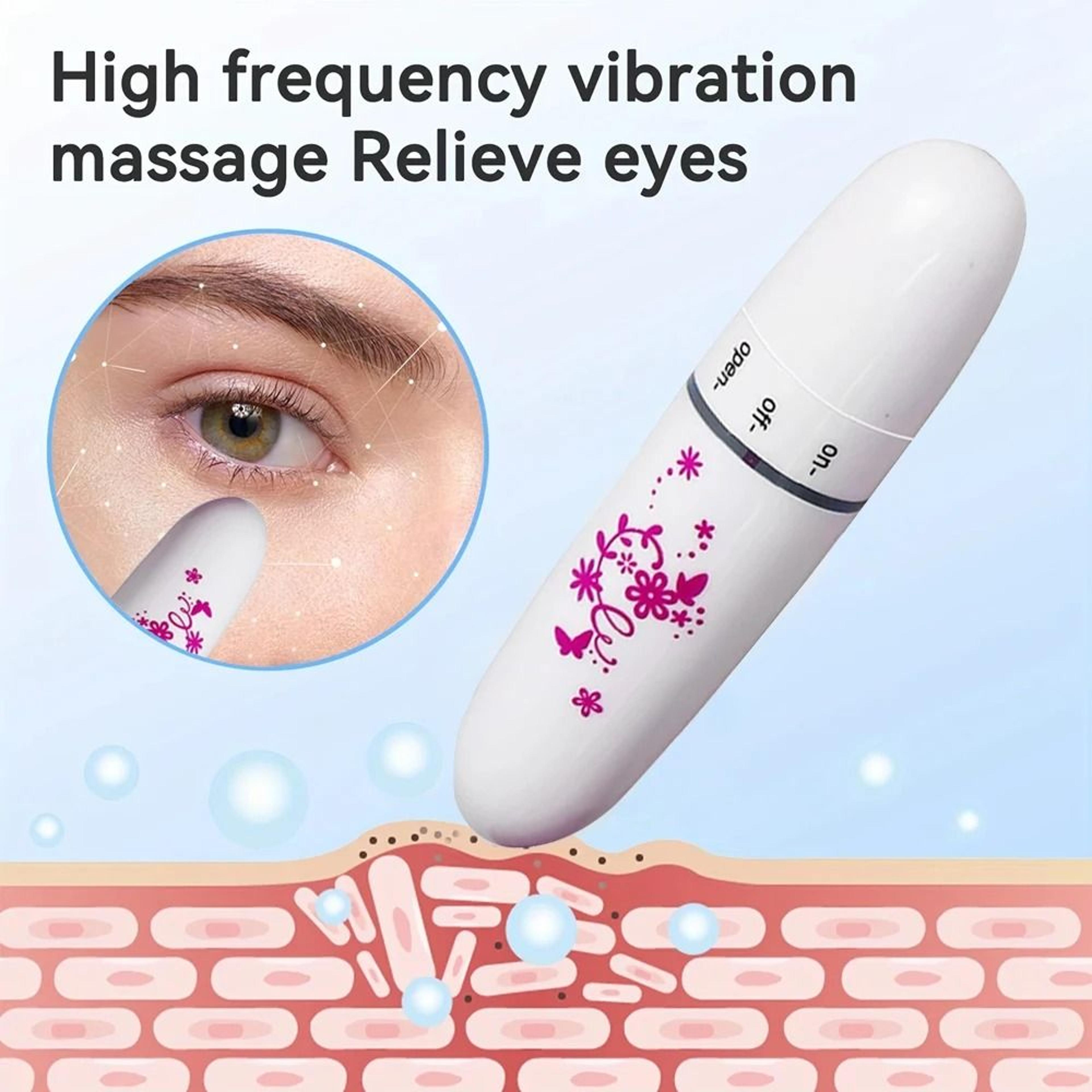 electric eye massager vibration face massage bar for fine lines