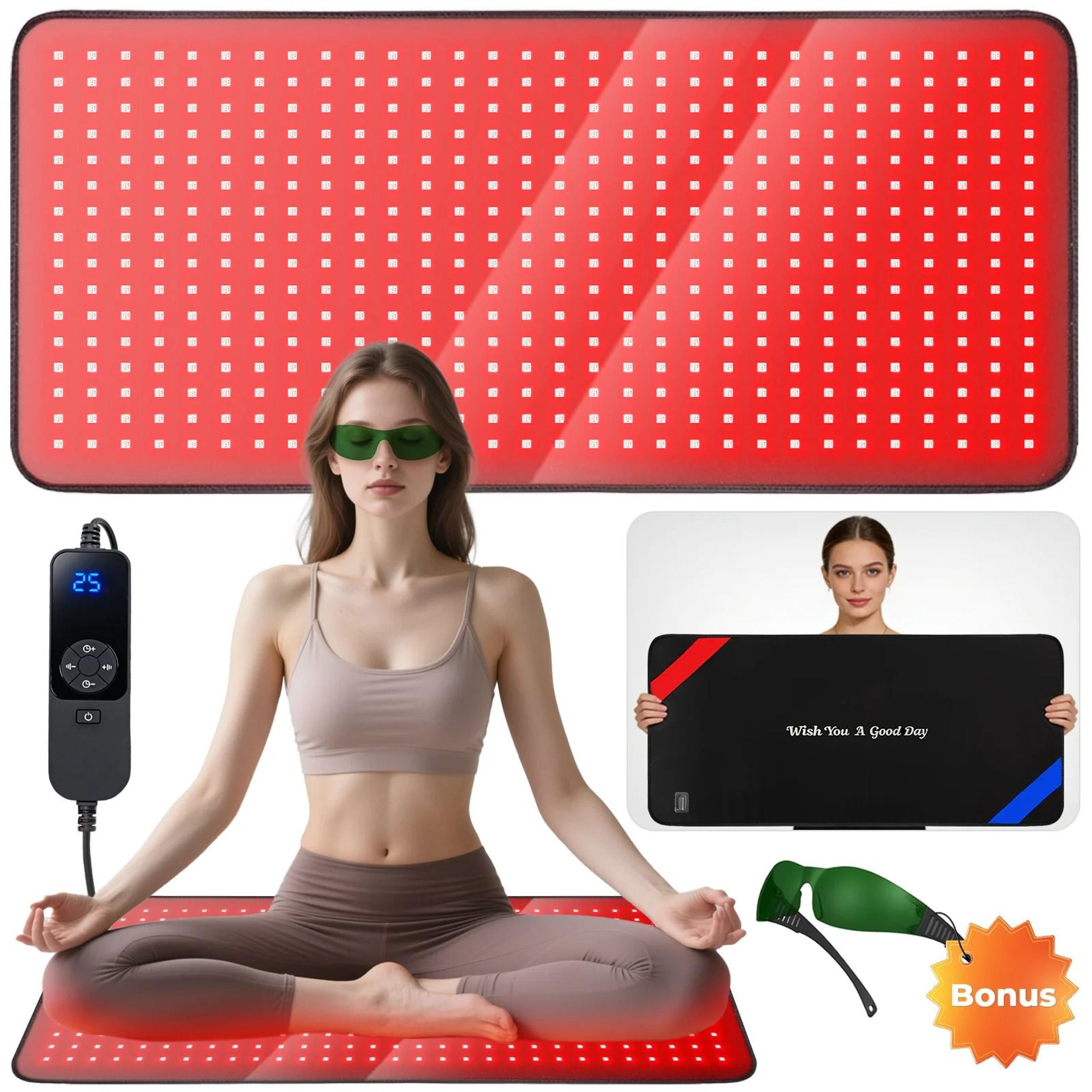 red light therapy belt 3 wavelength near infrared wrap for body care