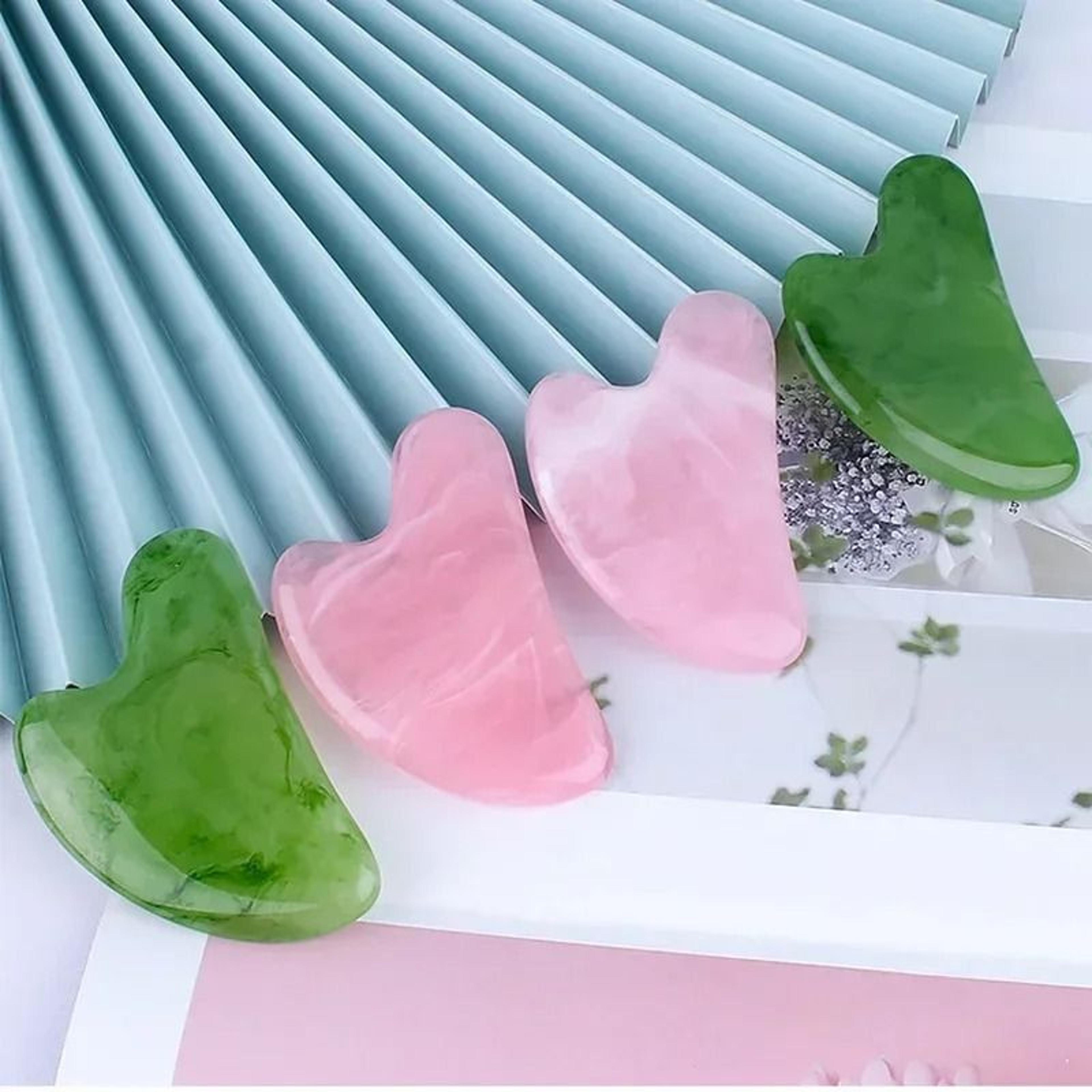 resin gua sha facial tool for face massage and sculpting