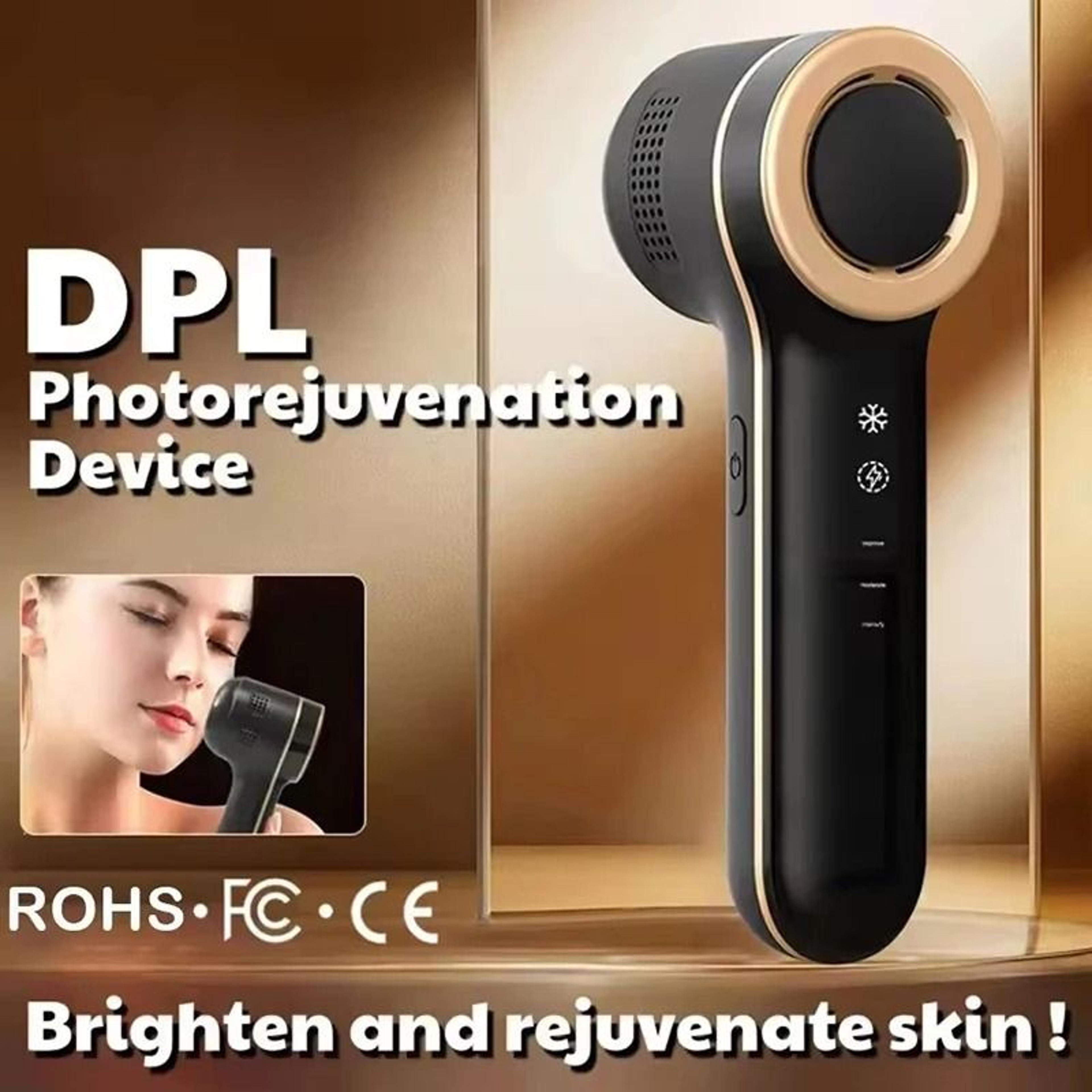 dpl skin rejuvenation device with infrared light and ice cooling