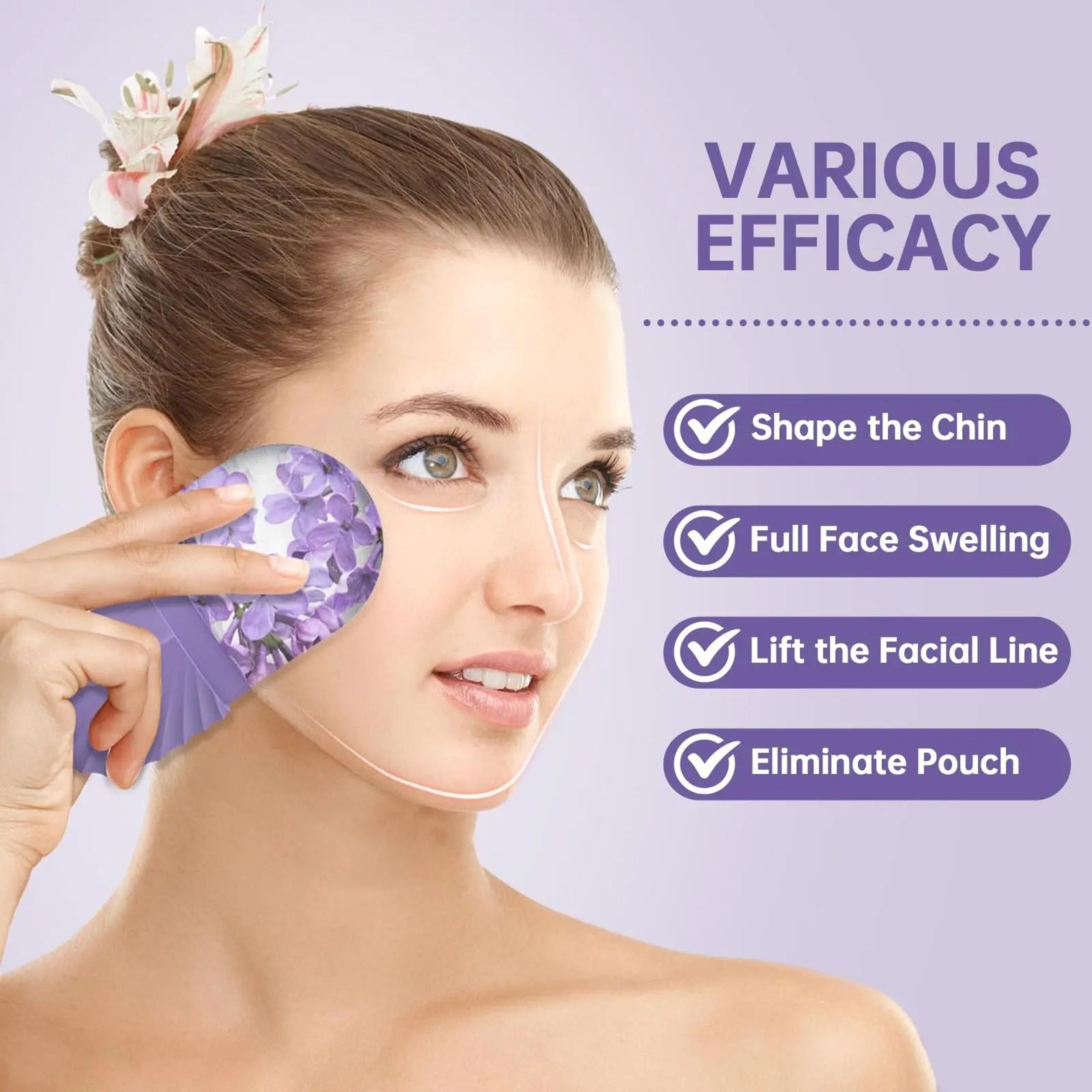 ice face roller for cooling facial massage and contour care